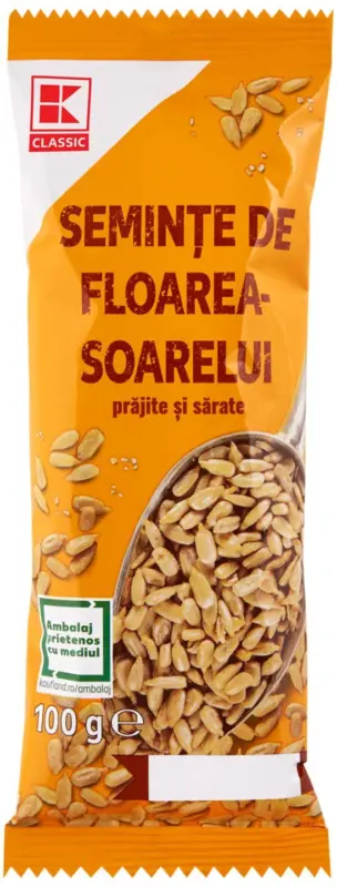 K-CLASSIC Слънчогледови семки печени и осолени