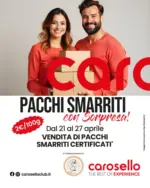 Centro Commerciale Carosello Pacchi smarriti - al 27.04.2025
