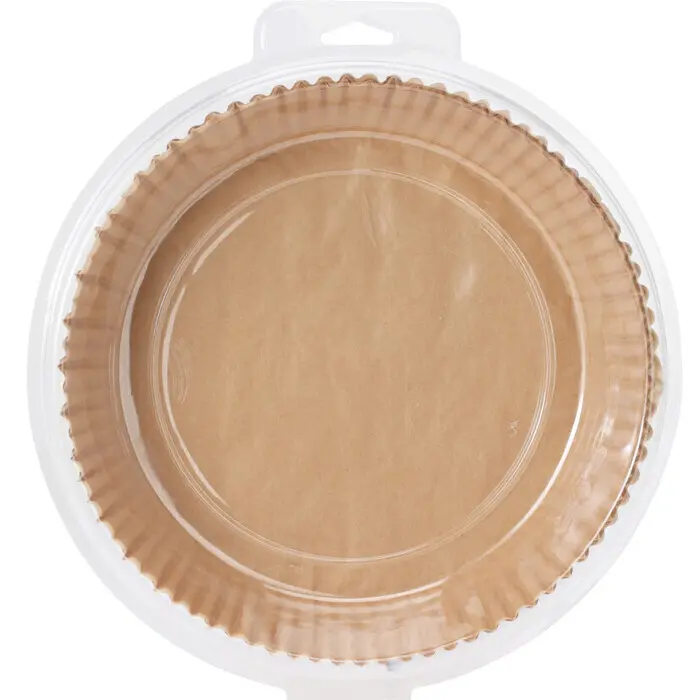Schale für Heißluftfritteuse Ø 20 cm 50 Stück braun