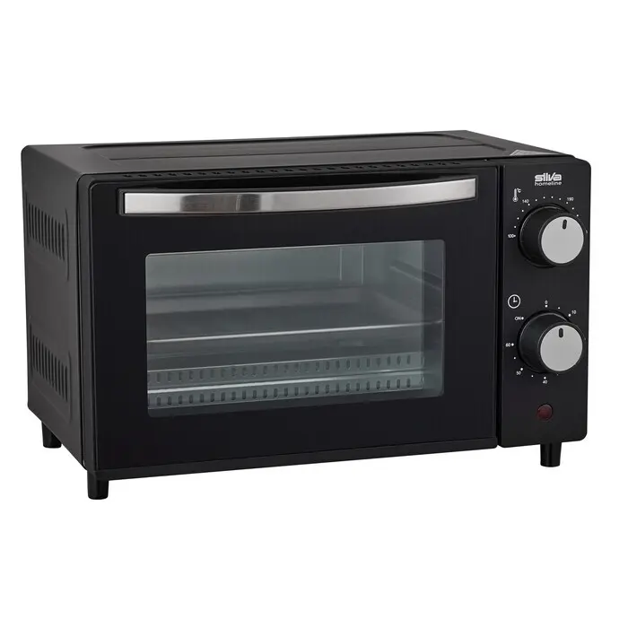 SILVA HOMELINE Mini-Backofen 10 Liter 650 Watt schwarz