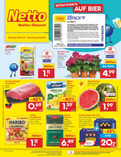 Netto Marken-Discount - Netto: Wochenangebote - gültig ab dem 27.04.2025 | Seite: 44 | Produkte: Trauben, Rinderfilet, Pils, Fleisch