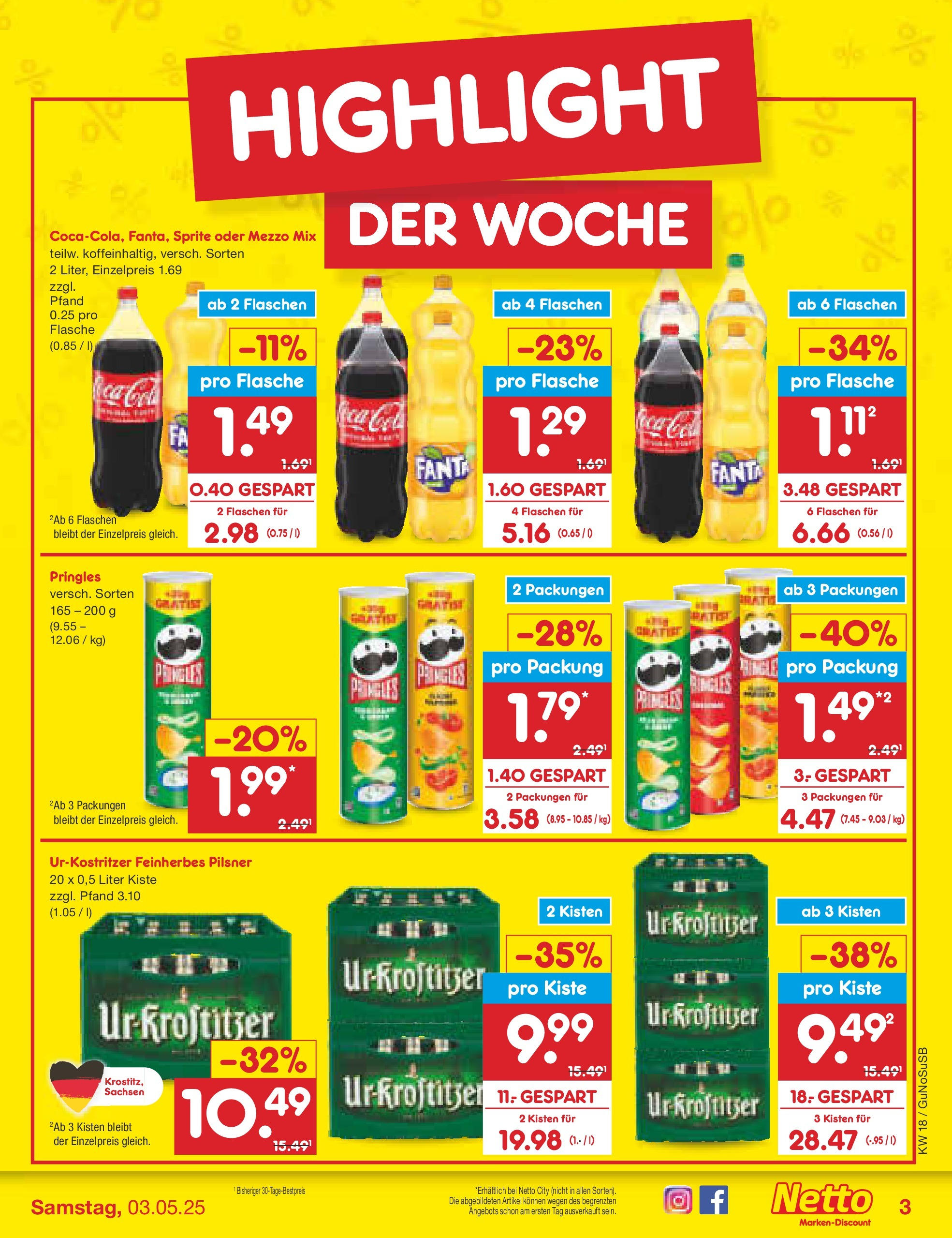Netto Marken-Discount - Netto: Wochenangebote (ab 27.04.2025) » Angebote | Seite: 3 | Produkte: Mezzo mix, Fanta, Oder mezzo mix, Pringles Netto Marken-Discount - Netto: Wochenangebote (ab 27.04.2025) » Angebote | Seite: 3 | Produkte: Mezzo mix, Fanta, Oder mezzo mix, Pringles