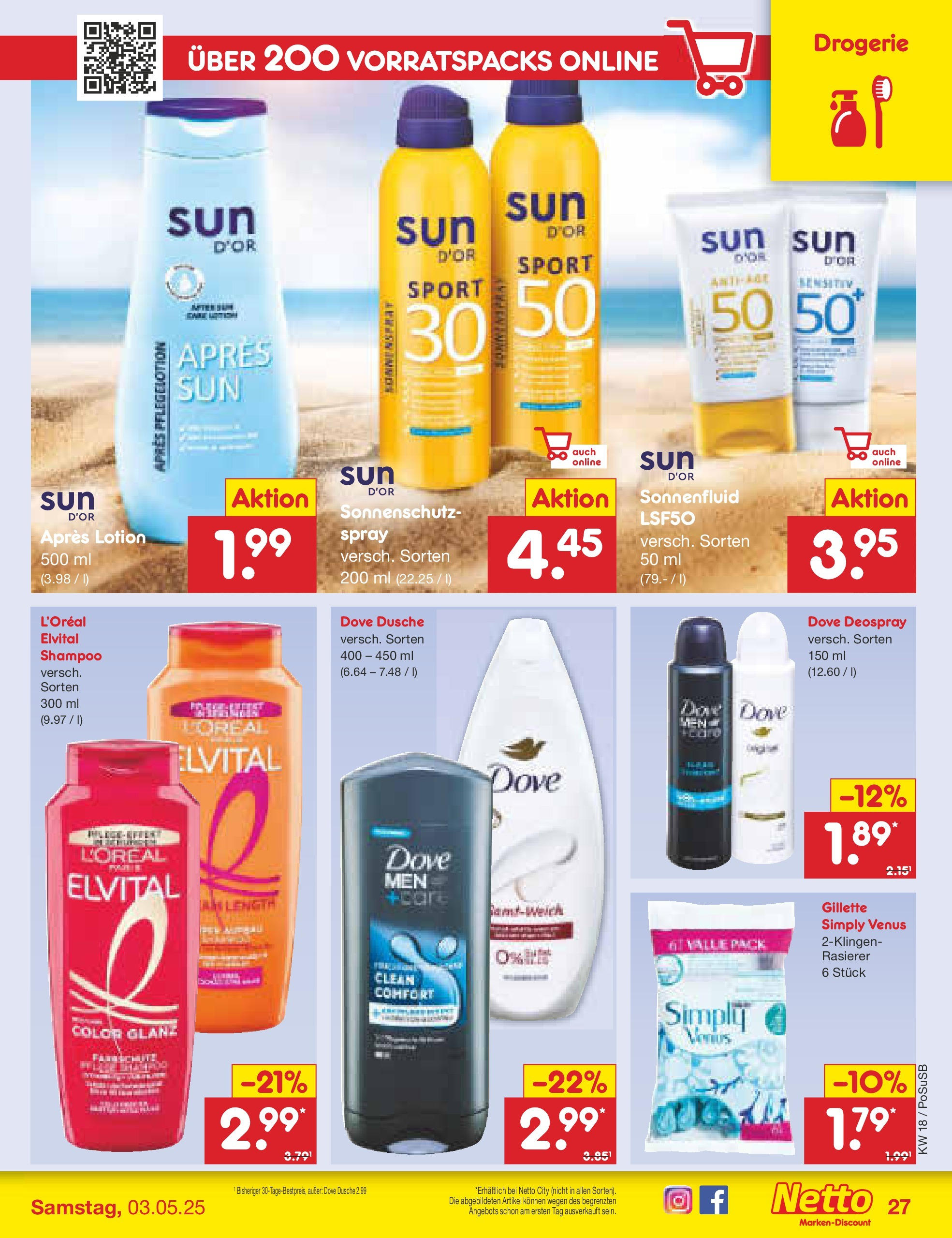 Netto Marken-Discount - Netto: Wochenangebote (ab 27.04.2025) » Angebote | Seite: 27 | Produkte: Rasierer, Dusche, Deodorant, Deospray Netto Marken-Discount - Netto: Wochenangebote (ab 27.04.2025) » Angebote | Seite: 27 | Produkte: Rasierer, Dusche, Deodorant, Deospray