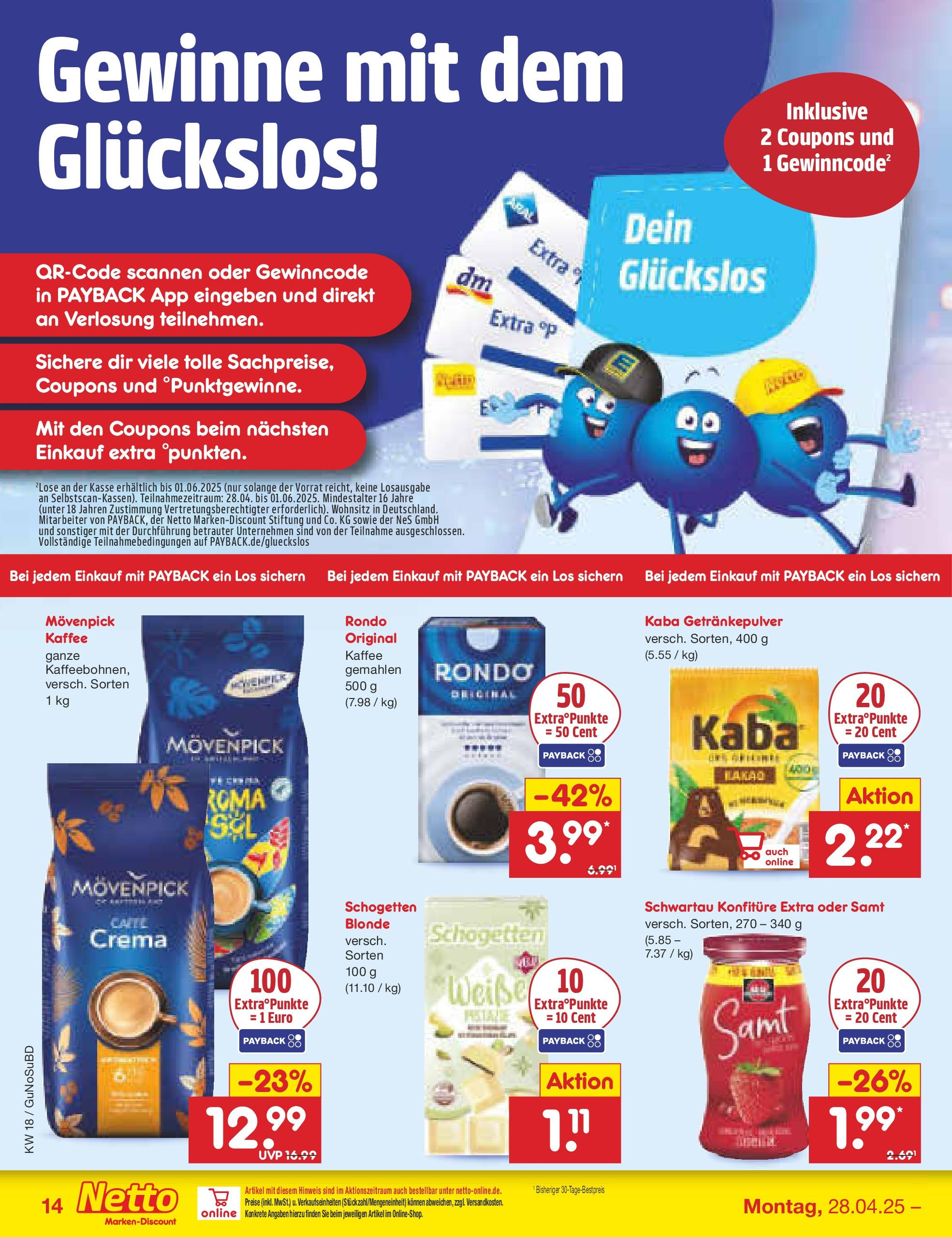 Netto Marken-Discount - Netto: Wochenangebote (ab 27.04.2025) » Angebote | Seite: 14 | Produkte: Kaffee, Movenpick kaffee, Schogetten Netto Marken-Discount - Netto: Wochenangebote (ab 27.04.2025) » Angebote | Seite: 14 | Produkte: Kaffee, Movenpick kaffee, Schogetten