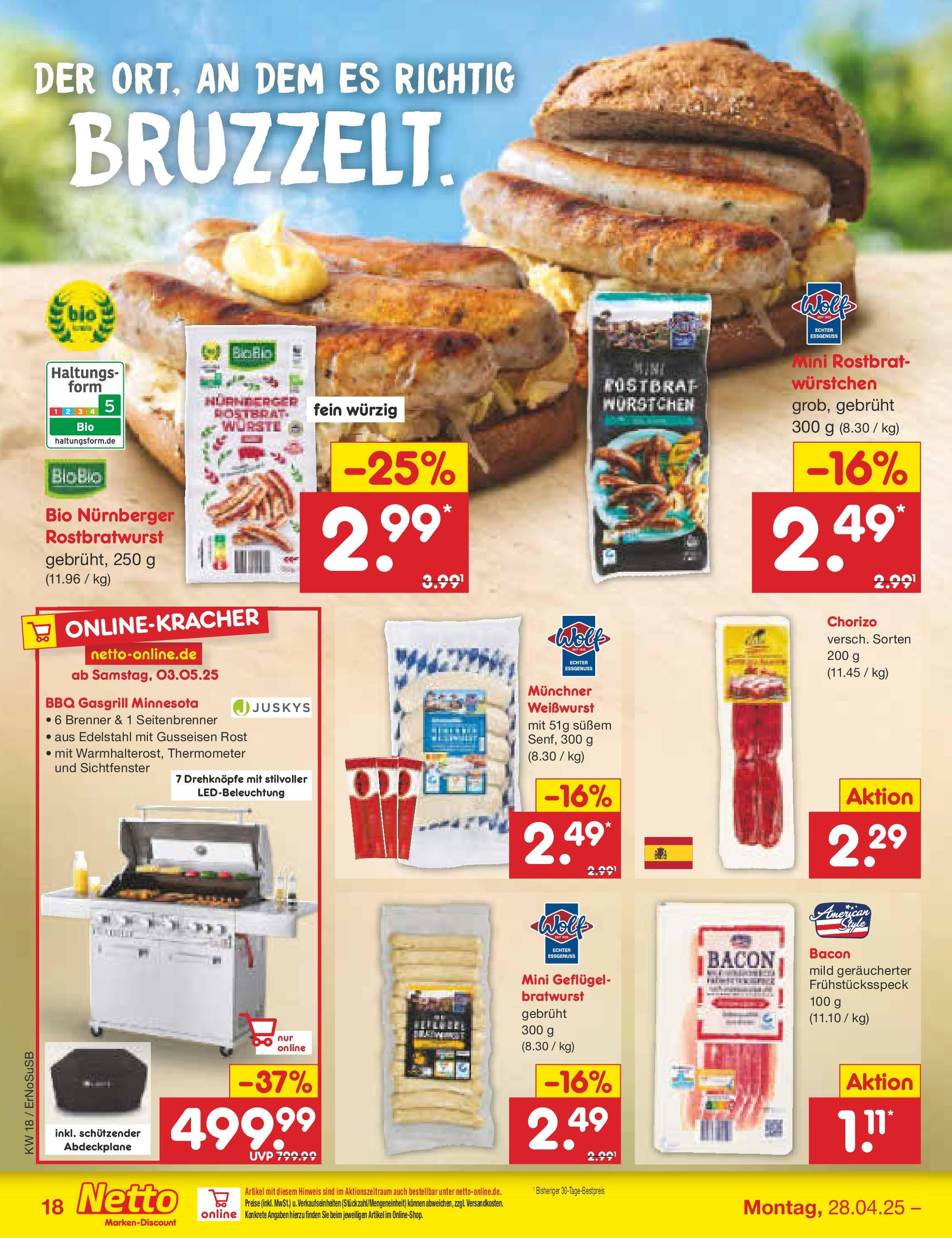 Netto Marken-Discount - Netto: Wochenangebote (ab 27.04.2025) » Angebote | Seite: 18 | Produkte: Grill, Thermometer, Bratwurst, Weißwurst Netto Marken-Discount - Netto: Wochenangebote (ab 27.04.2025) » Angebote | Seite: 18 | Produkte: Grill, Thermometer, Bratwurst, Weißwurst