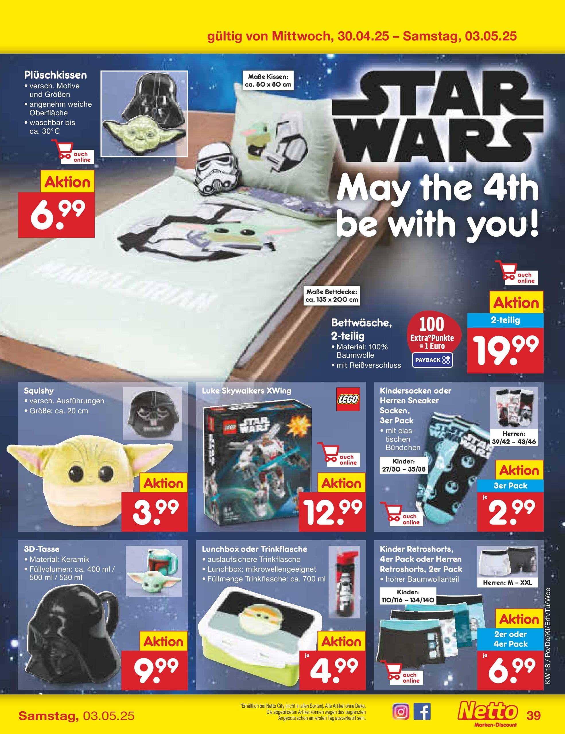 Netto Marken-Discount - Netto: Wochenangebote (ab 27.04.2025) » Angebote | Seite: 39 | Produkte: Kissen, Bettdecke Netto Marken-Discount - Netto: Wochenangebote (ab 27.04.2025) » Angebote | Seite: 39 | Produkte: Kissen, Bettdecke