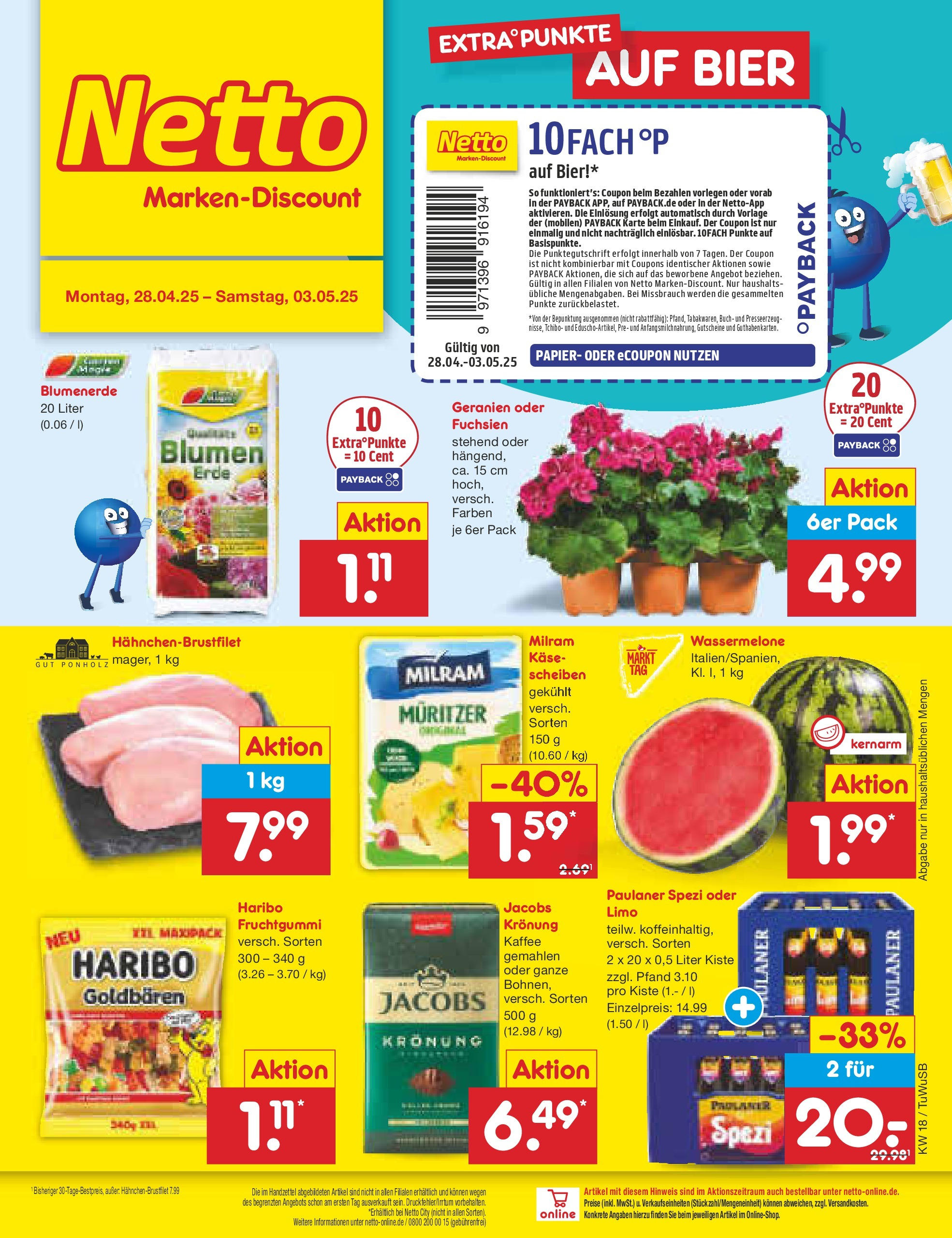 Netto Marken-Discount - Netto: Wochenangebote (ab 27.04.2025) » Angebote | Seite: 1 | Produkte: Käse, Kaffee, Paulaner spezi, Paulaner Netto Marken-Discount - Netto: Wochenangebote (ab 27.04.2025) » Angebote | Seite: 1 | Produkte: Käse, Kaffee, Paulaner spezi, Paulaner