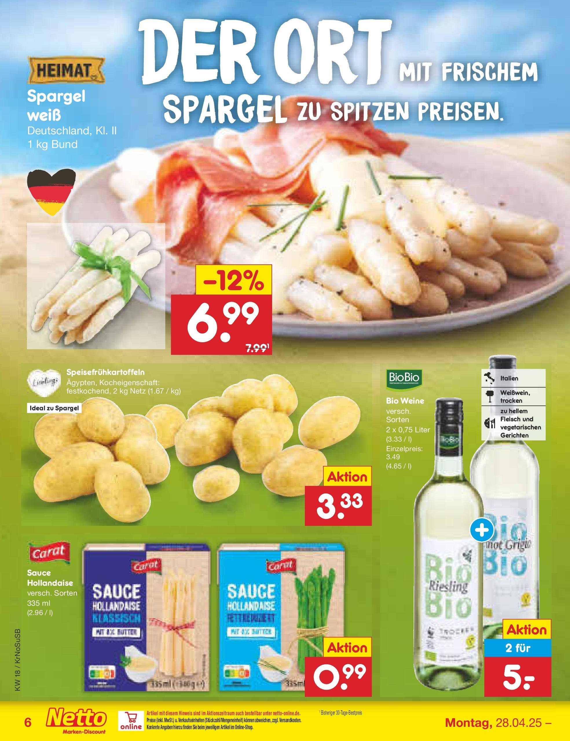 Netto Marken-Discount - Netto: Wochenangebote (ab 27.04.2025) » Angebote | Seite: 6 | Produkte: Spargel, Fleisch Netto Marken-Discount - Netto: Wochenangebote (ab 27.04.2025) » Angebote | Seite: 6 | Produkte: Spargel, Fleisch