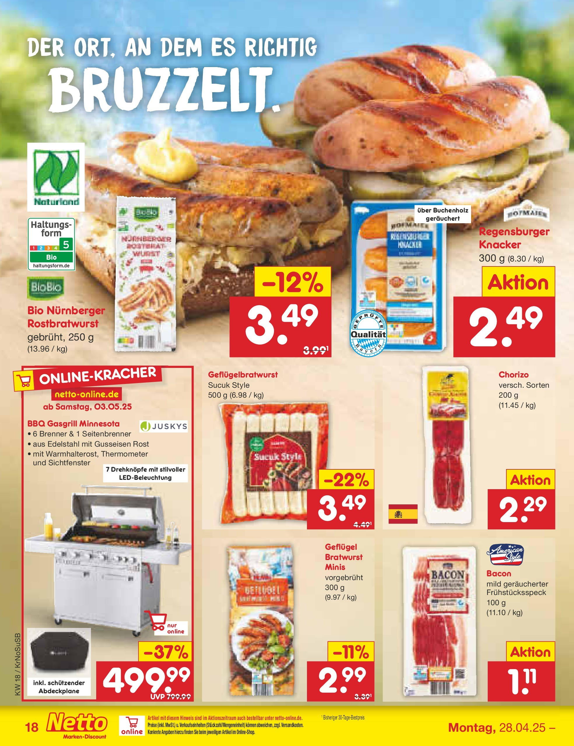 Netto Marken-Discount - Netto: Wochenangebote (ab 27.04.2025) » Angebote | Seite: 18 | Produkte: Grill, Thermometer, Bratwurst Netto Marken-Discount - Netto: Wochenangebote (ab 27.04.2025) » Angebote | Seite: 18 | Produkte: Grill, Thermometer, Bratwurst