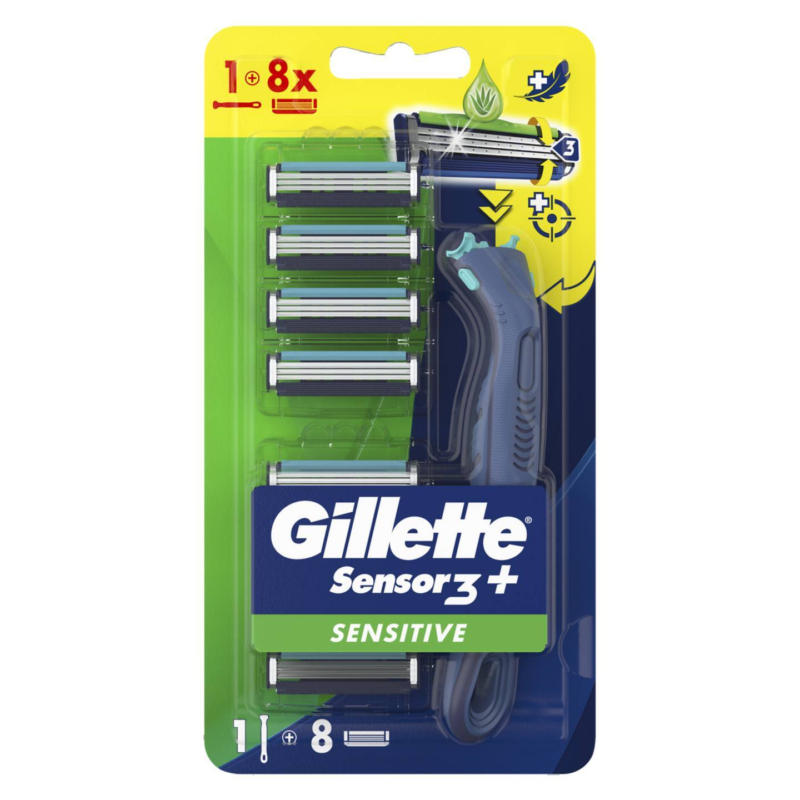 Самобръсначка GILLETTE Sensor 3 + 8 ножчета различни видове