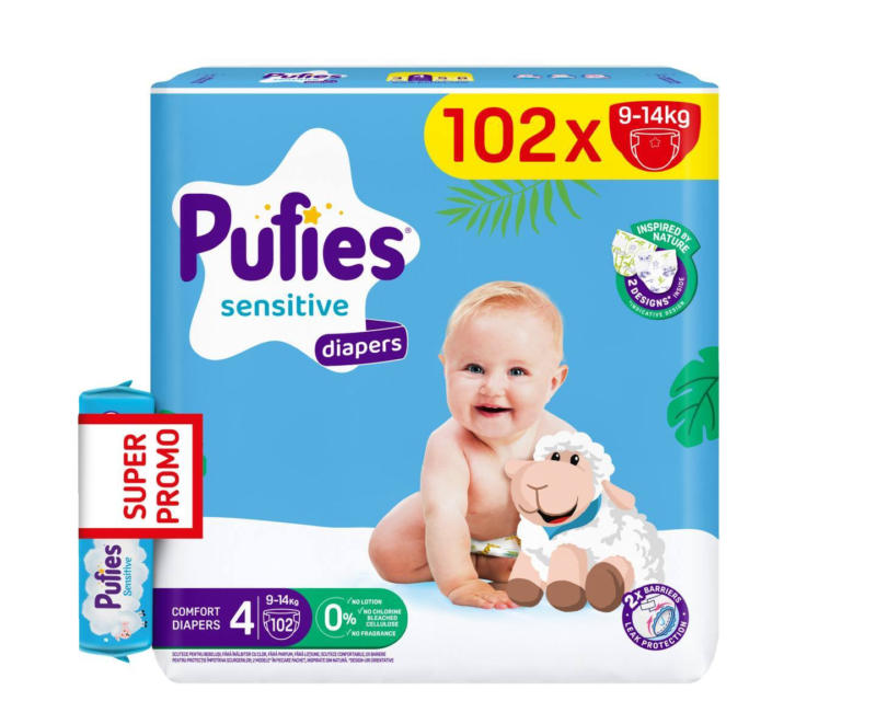 Pufies пелени 4, 5 или 6 82-102 бр.