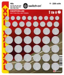 Switch On Батерии тип бутон 48 бр.