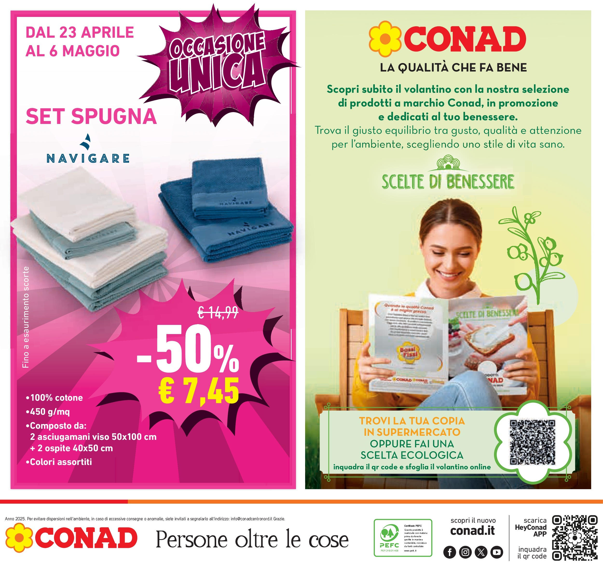 Prossimo volantino Conad dal 22/04/2025 ⏳ Anteprima | Pagina: 40 | Prodotti: Spugna Prossimo volantino Conad dal 22/04/2025 > Anteprima | Pagina: 40 | Prodotti: Spugna