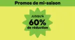 Crocs Les promos de mi-saison : jusqu'à 60 % de réduction - au 15.05.2025