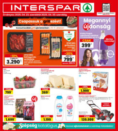 Interspar újság érvényessége 2025.04.30-ig