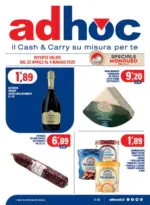Adhoc Offerte valide dal 22 aprile al 4 maggio - al 04.05.2025