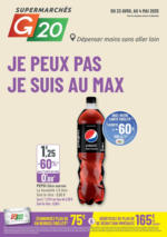 G20 JE PEUX PAS JE SUIS AU MAX - au 04.05.2025