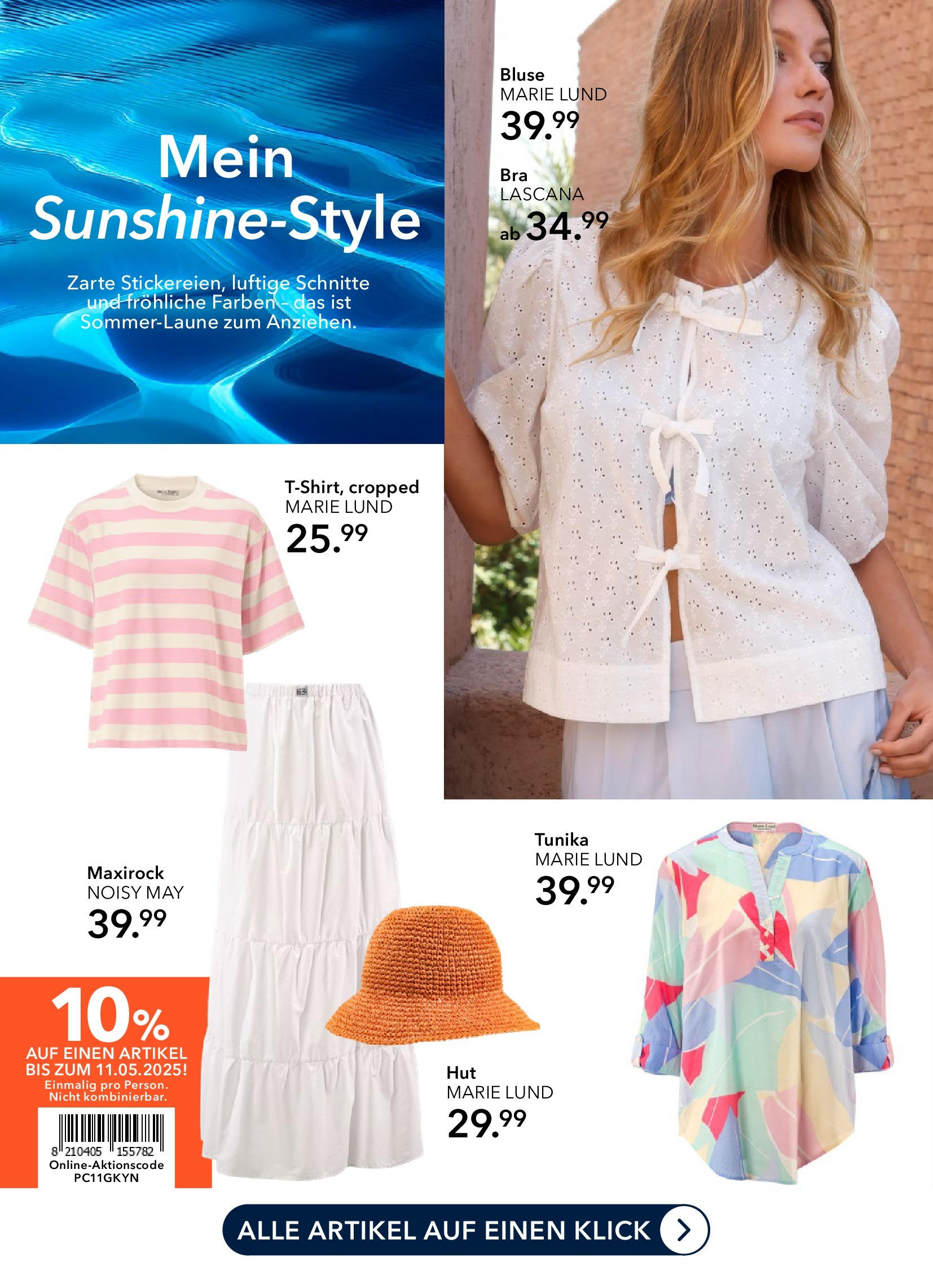 Peek & Cloppenburg Prospekt 	 (ab 27.04.2025) zum Blättern | Seite: 2 | Produkte: Maxirock, Bluse