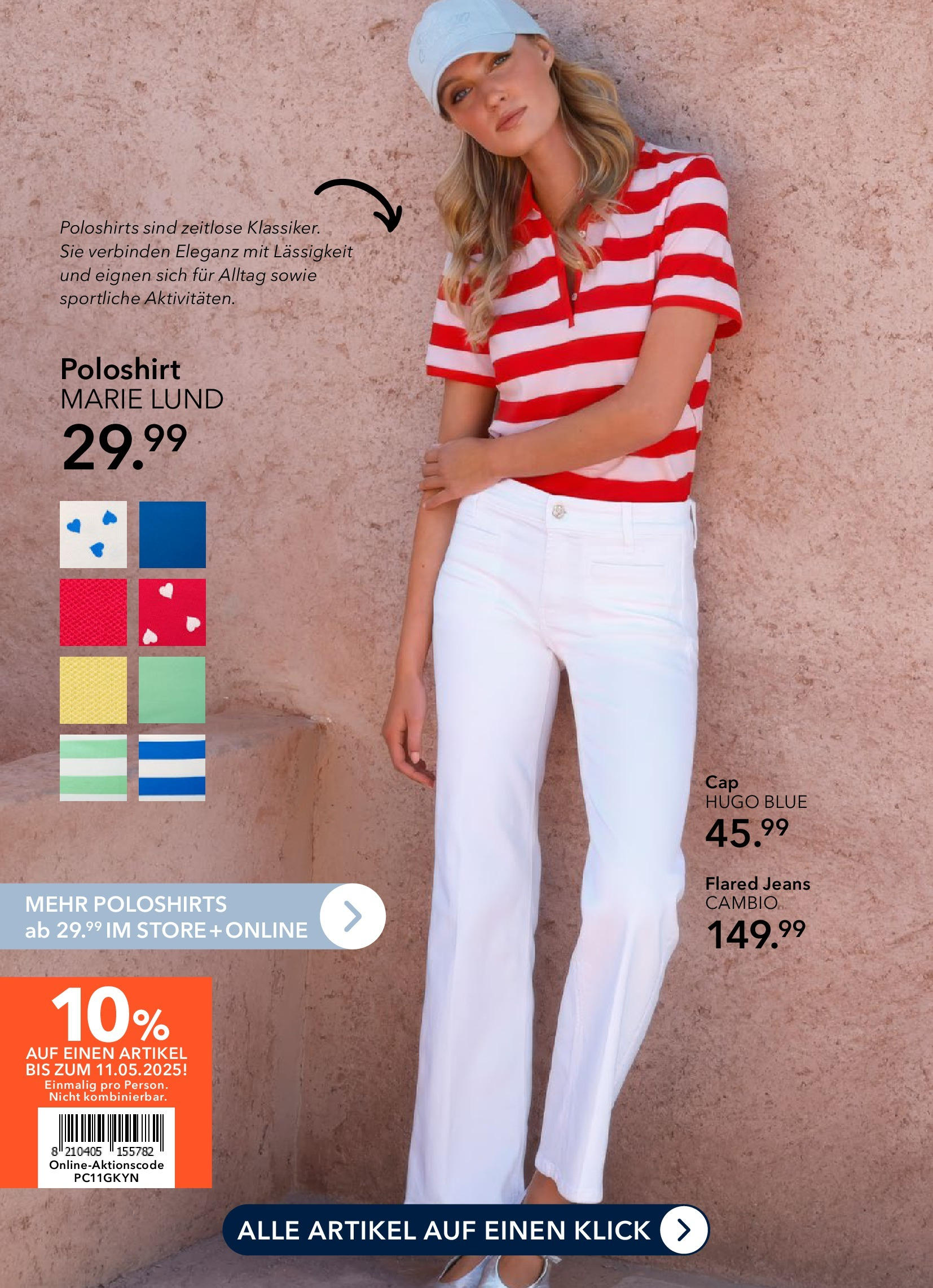 Peek & Cloppenburg Prospekt 	 (ab 27.04.2025) zum Blättern | Seite: 4 | Produkte: Poloshirt, Hugo, Jeans