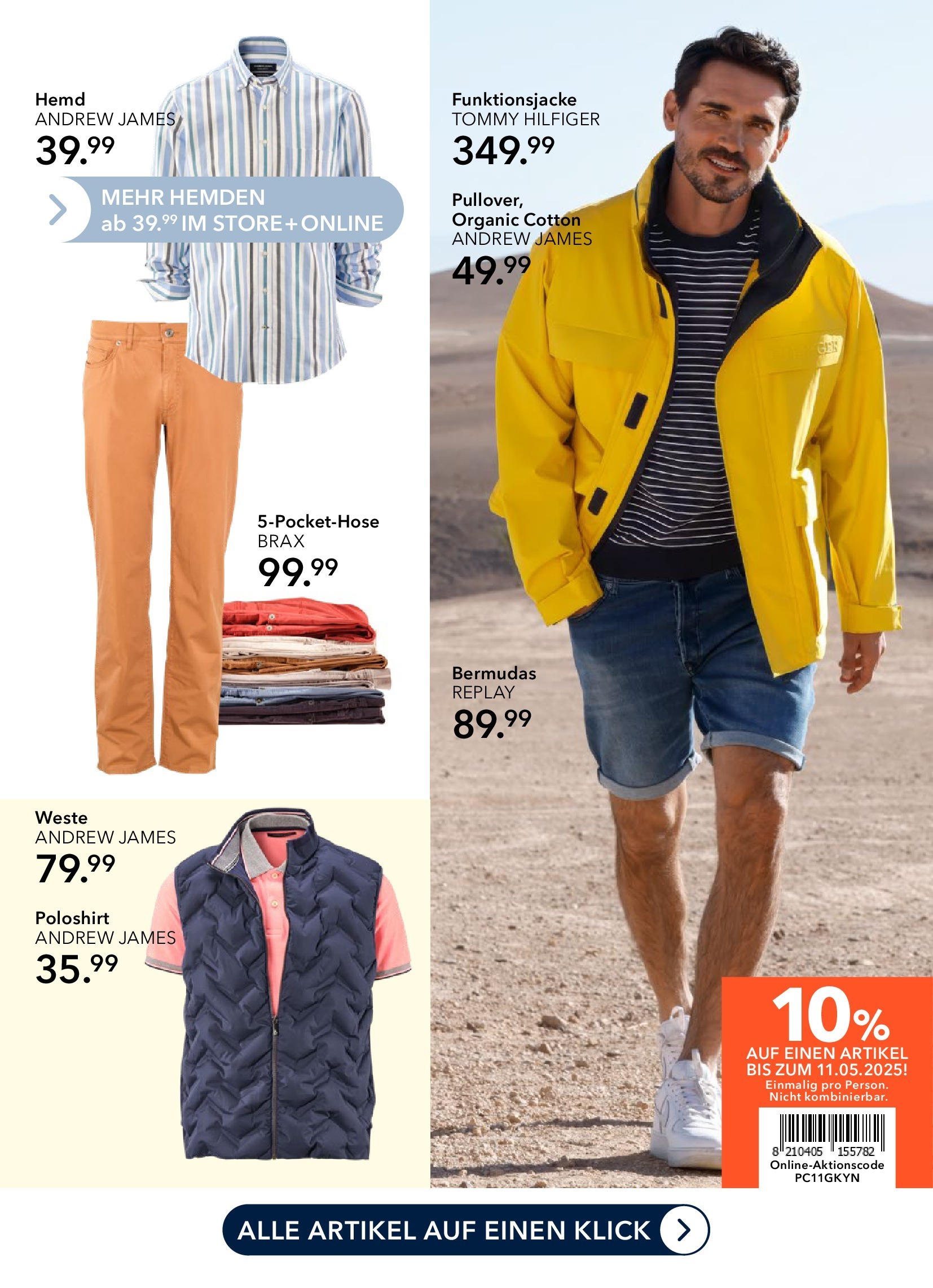 Peek & Cloppenburg Prospekt 	 (ab 27.04.2025) zum Blättern | Seite: 7 | Produkte: Poloshirt, Hemd, Weste