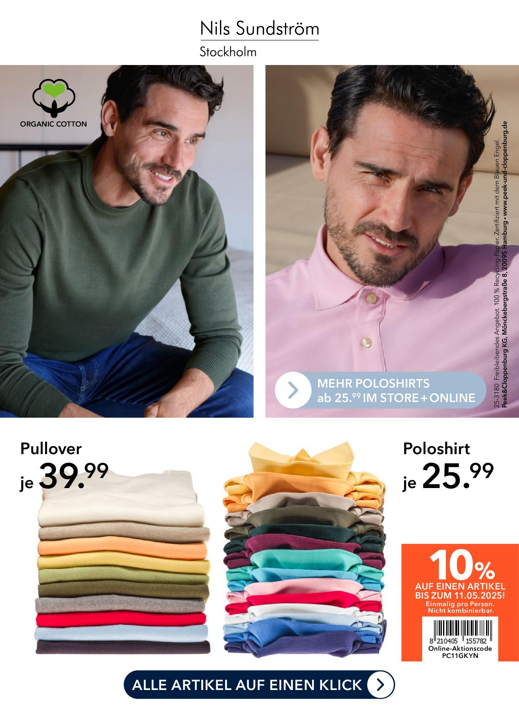 Peek & Cloppenburg Prospekt 	 (ab 27.04.2025) zum Blättern | Seite: 9 | Produkte: Poloshirt, Pullover