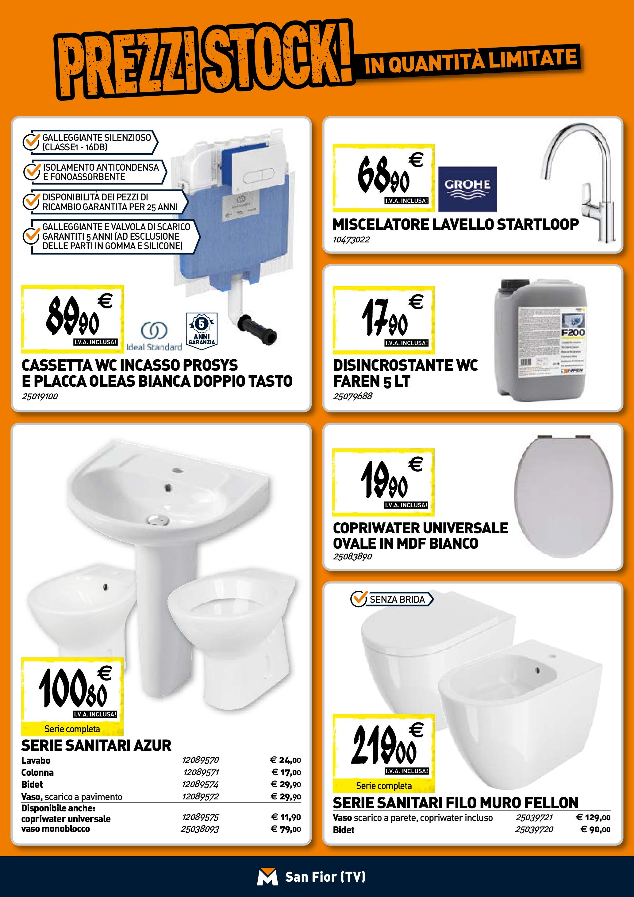 TECNOMAT - Straordinari prezzi stock! dal 23/04/2025 anteprima > nuovo offerte!⏳ | Pagina: 5 | Prodotti: TV, Silicone, Mixer, WC Nuovo TECNOMAT - Straordinari prezzi stock! dal 23/04/2025 > offerte anteprima 🛍️ | Pagina: 5 | Prodotti: TV, Silicone, Mixer, WC