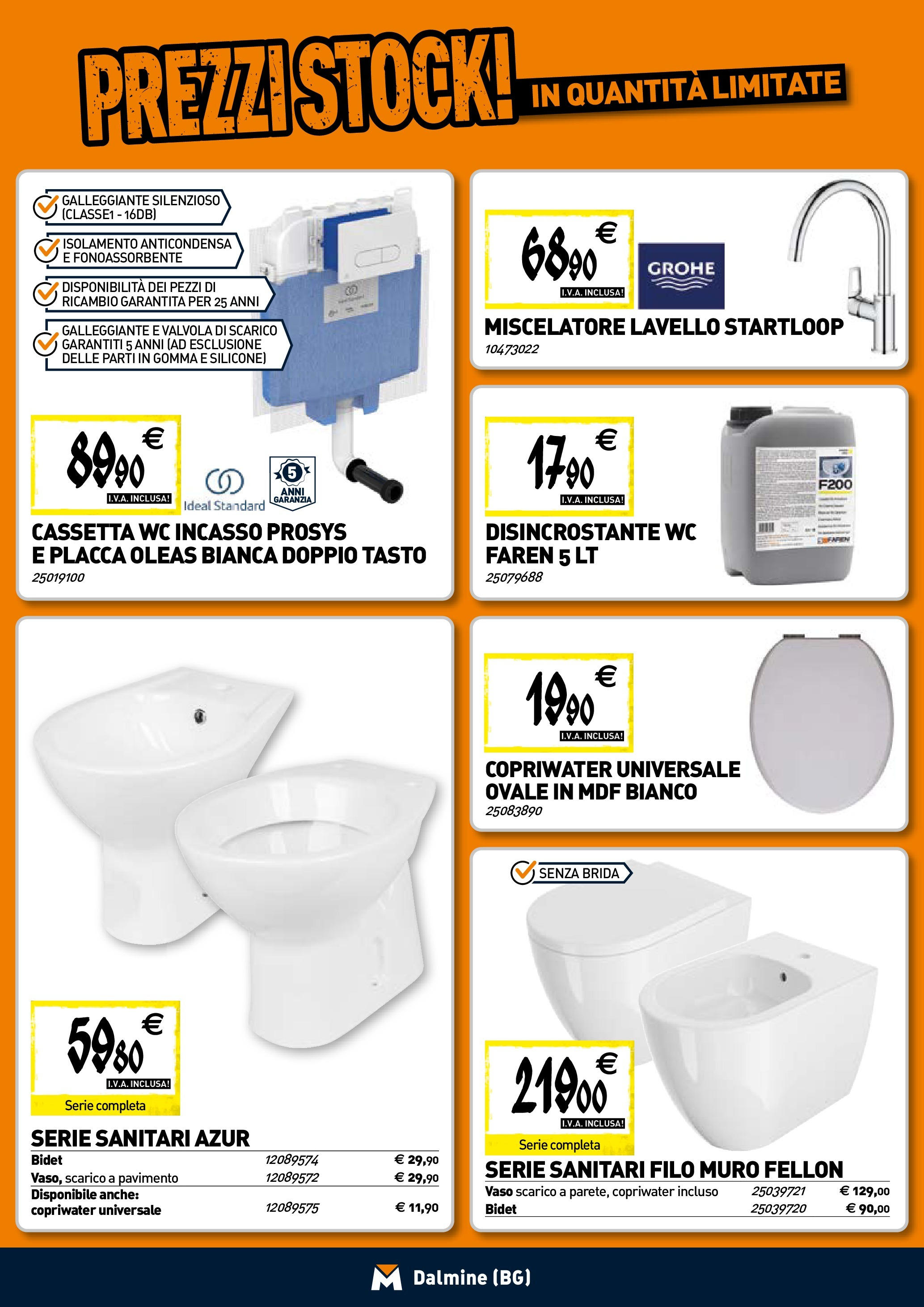 TECNOMAT - Straordinari prezzi stock! dal 23/04/2025 anteprima > nuovo offerte!⏳ | Pagina: 5 | Prodotti: Pavimento, Silicone, WC, Vaso Nuovo TECNOMAT - Straordinari prezzi stock! dal 23/04/2025 > offerte anteprima 🛍️ | Pagina: 5 | Prodotti: Pavimento, Silicone, WC, Vaso