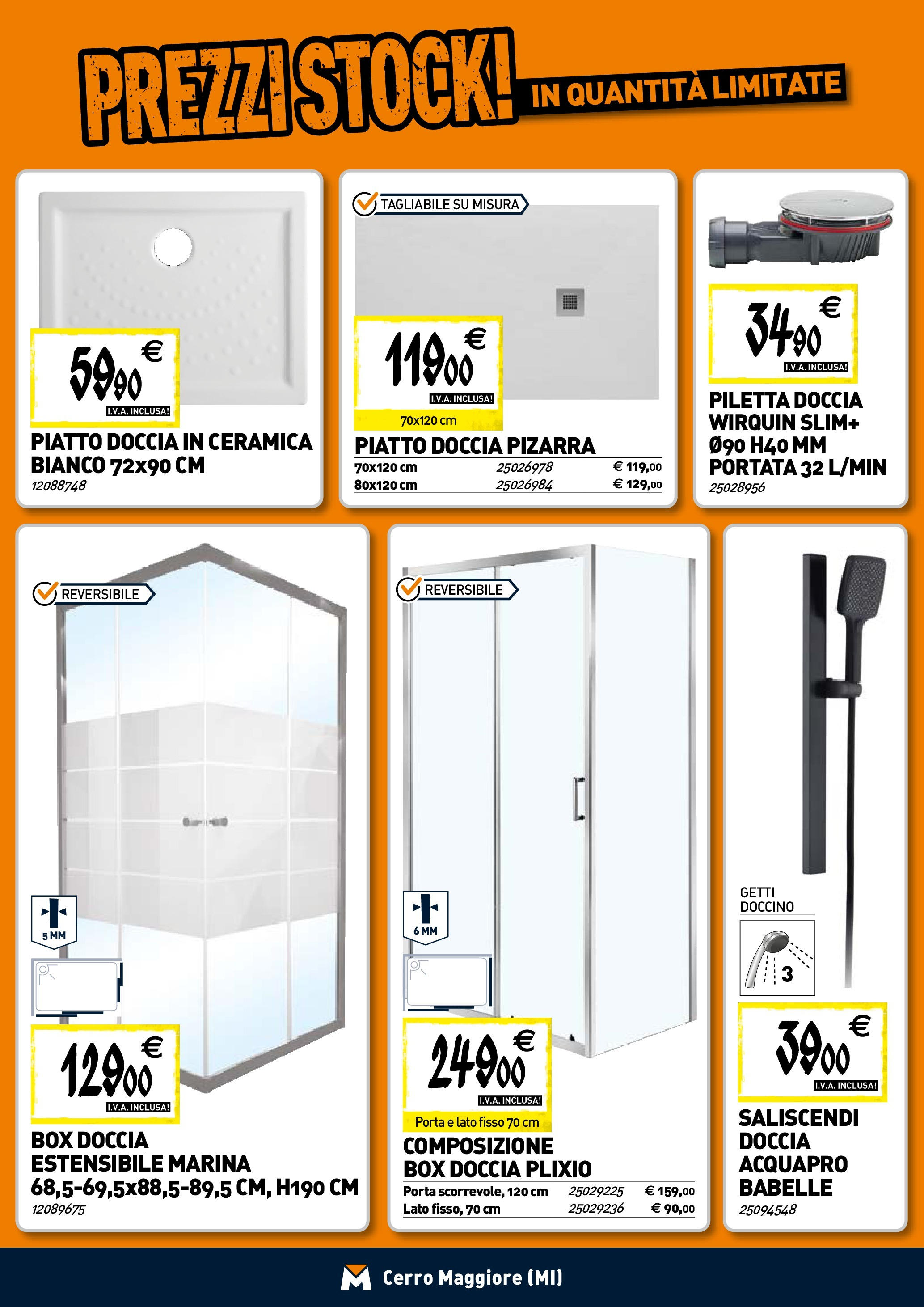 TECNOMAT - Straordinari prezzi stock! dal 23/04/2025 anteprima > nuovo offerte!⏳ | Pagina: 2 | Prodotti: Box doccia, Piatto, Doccia Nuovo TECNOMAT - Straordinari prezzi stock! dal 23/04/2025 > offerte anteprima 🛍️ | Pagina: 2 | Prodotti: Box doccia, Piatto, Doccia