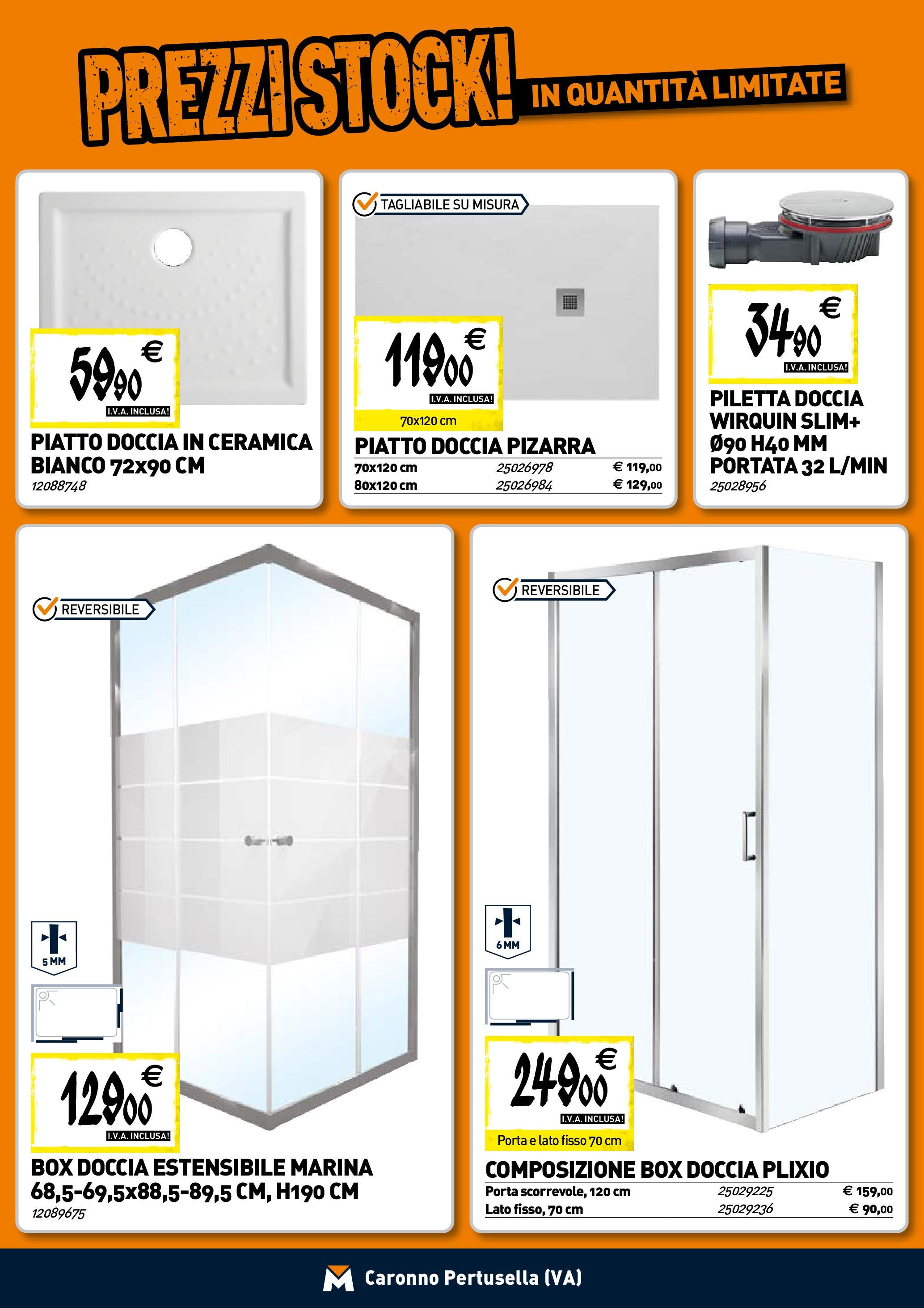 TECNOMAT - Straordinari prezzi stock! dal 23/04/2025 anteprima > nuovo offerte!⏳ | Pagina: 2 | Prodotti: Box doccia, Piatto, Doccia Nuovo TECNOMAT - Straordinari prezzi stock! dal 23/04/2025 > offerte anteprima 🛍️ | Pagina: 2 | Prodotti: Box doccia, Piatto, Doccia