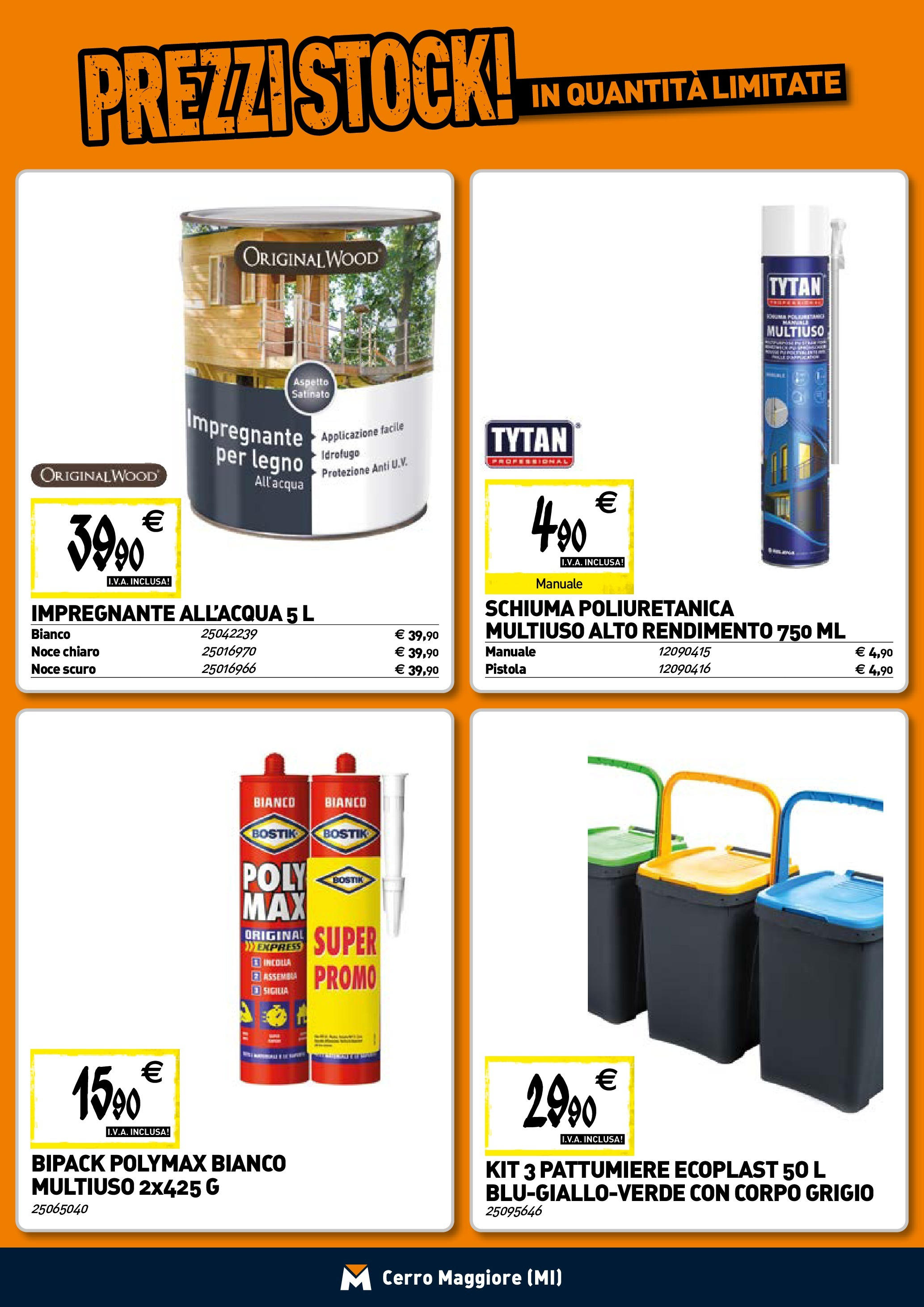 TECNOMAT - Straordinari prezzi stock! dal 23/04/2025 anteprima > nuovo offerte!⏳ | Pagina: 13 | Prodotti: Impregnante Nuovo TECNOMAT - Straordinari prezzi stock! dal 23/04/2025 > offerte anteprima 🛍️ | Pagina: 13 | Prodotti: Impregnante
