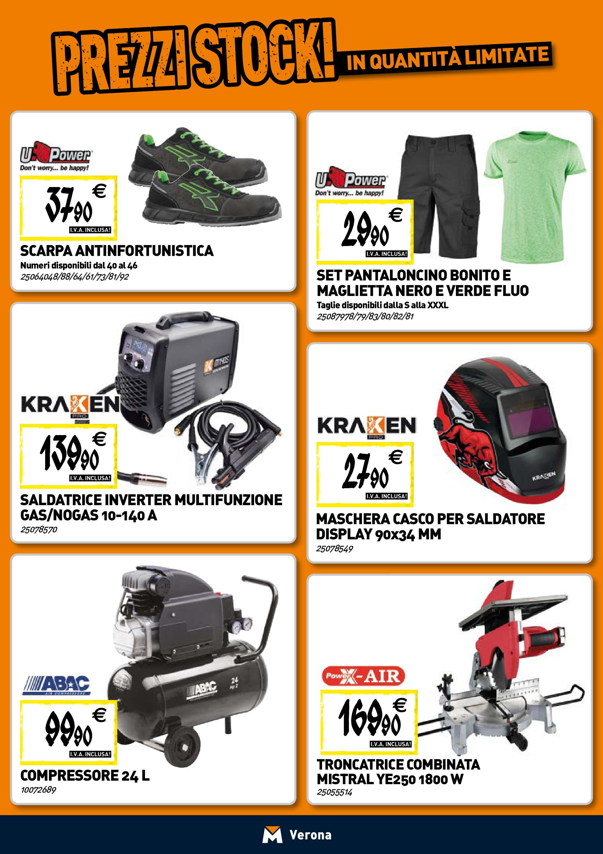 TECNOMAT - Straordinari prezzi stock! dal 23/04/2025 anteprima > nuovo offerte!⏳ | Pagina: 15 | Prodotti: Maschera, Compressore, Maglietta, Saldatrice Nuovo TECNOMAT - Straordinari prezzi stock! dal 23/04/2025 > offerte anteprima 🛍️ | Pagina: 15 | Prodotti: Maschera, Compressore, Maglietta, Saldatrice