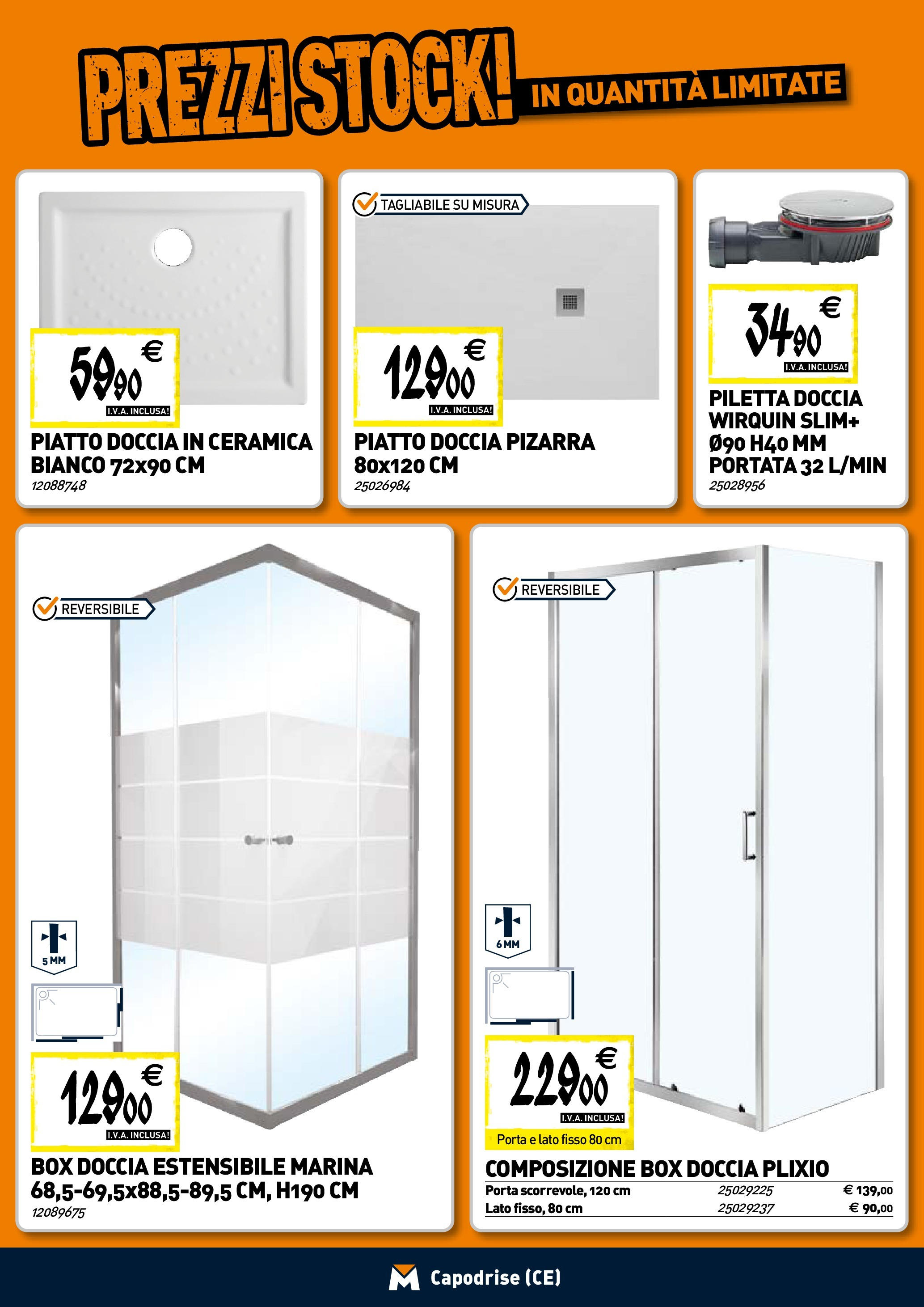 TECNOMAT - Straordinari prezzi stock! dal 23/04/2025 anteprima > nuovo offerte!⏳ | Pagina: 2 | Prodotti: Box doccia, Piatto, Doccia Nuovo TECNOMAT - Straordinari prezzi stock! dal 23/04/2025 > offerte anteprima 🛍️ | Pagina: 2 | Prodotti: Box doccia, Piatto, Doccia