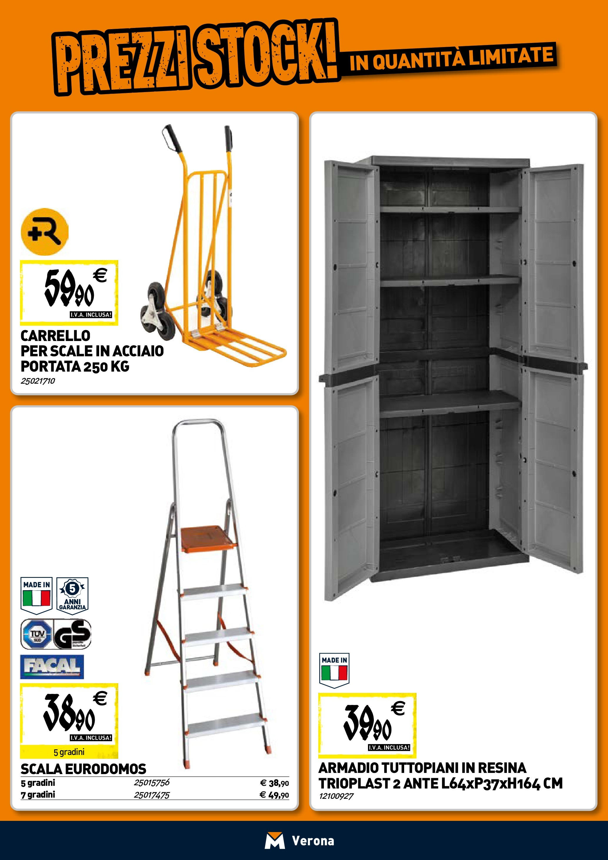 TECNOMAT - Straordinari prezzi stock! dal 23/04/2025 anteprima > nuovo offerte!⏳ | Pagina: 20 | Prodotti: Carrello, Scala, Trolley, Armadio Nuovo TECNOMAT - Straordinari prezzi stock! dal 23/04/2025 > offerte anteprima 🛍️ | Pagina: 20 | Prodotti: Carrello, Scala, Trolley, Armadio