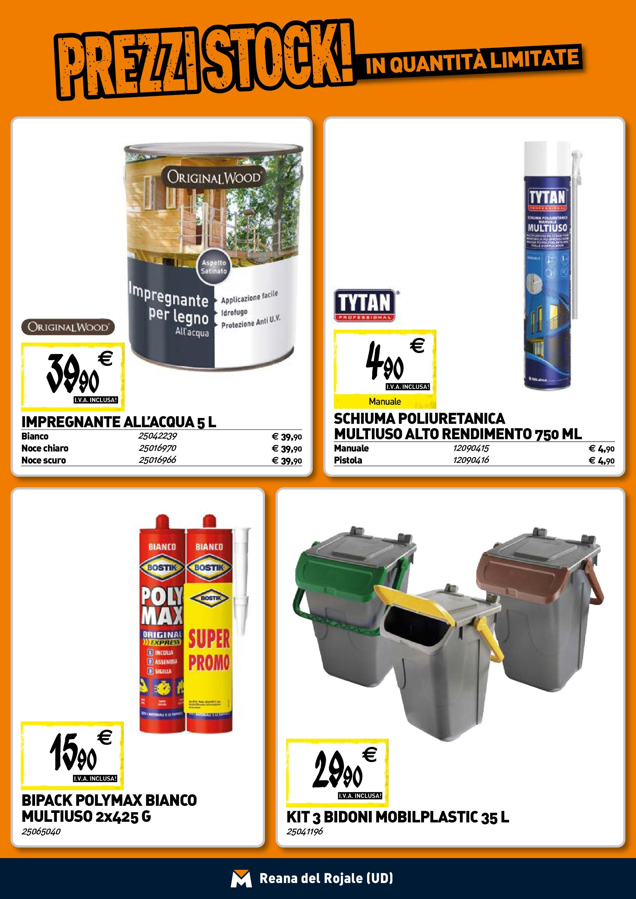 TECNOMAT - Straordinari prezzi stock! dal 23/04/2025 anteprima > nuovo offerte!⏳ | Pagina: 12 | Prodotti: Impregnante Nuovo TECNOMAT - Straordinari prezzi stock! dal 23/04/2025 > offerte anteprima 🛍️ | Pagina: 12 | Prodotti: Impregnante