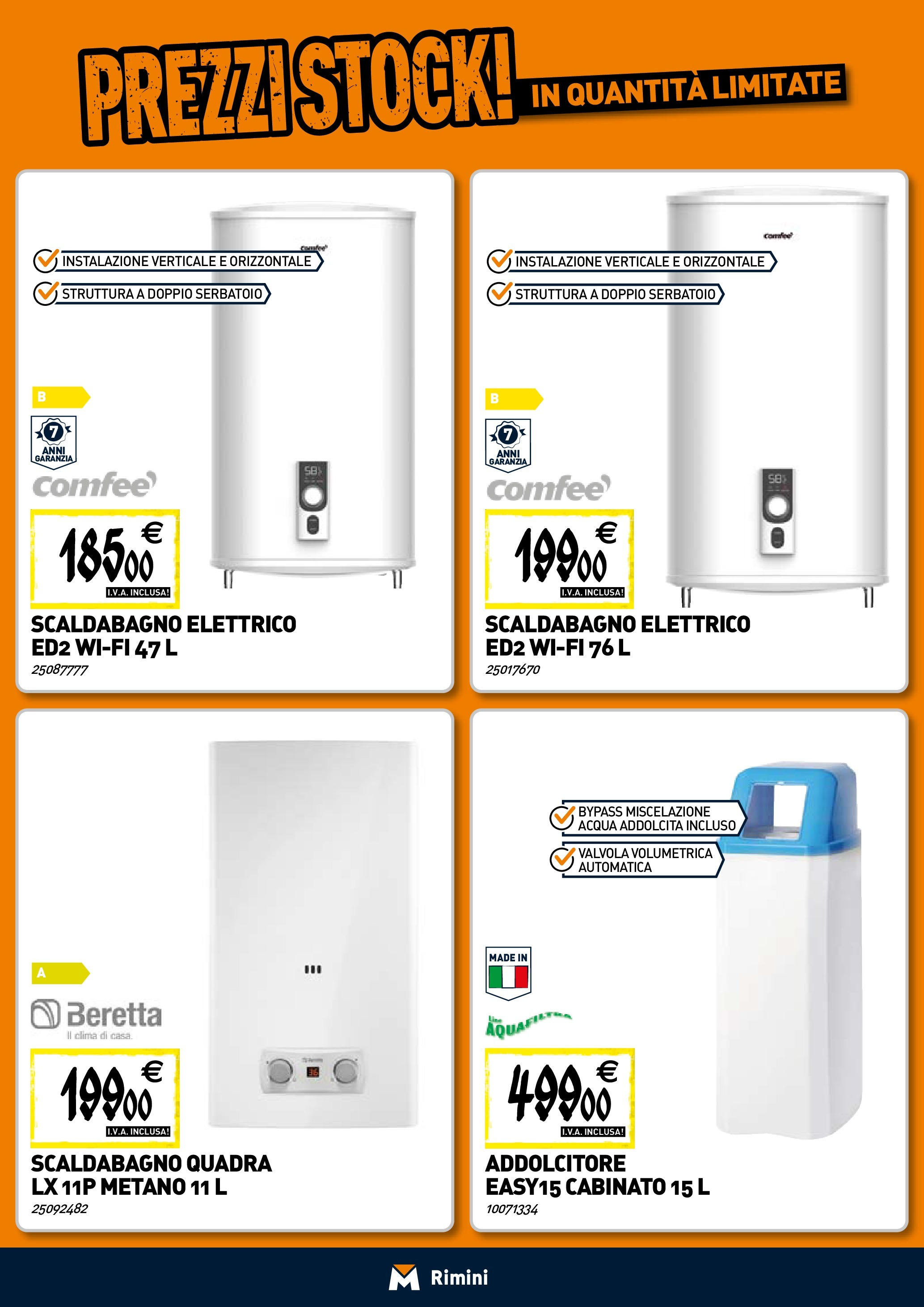 TECNOMAT - Straordinari prezzi stock! dal 23/04/2025 anteprima > nuovo offerte!⏳ | Pagina: 7 | Prodotti: Scaldabagno, Acqua Nuovo TECNOMAT - Straordinari prezzi stock! dal 23/04/2025 > offerte anteprima 🛍️ | Pagina: 7 | Prodotti: Scaldabagno, Acqua