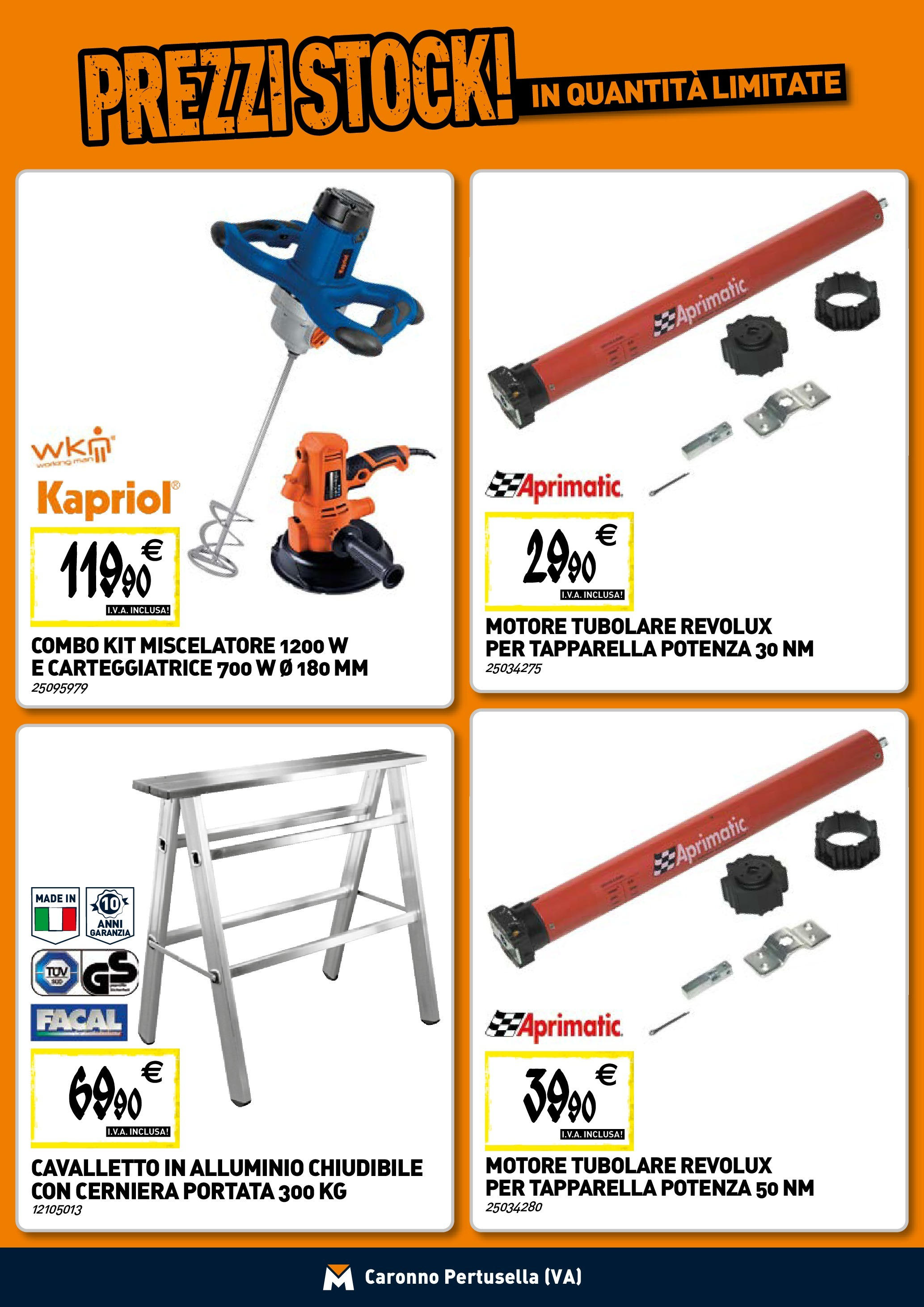 TECNOMAT - Straordinari prezzi stock! dal 23/04/2025 anteprima > nuovo offerte!⏳ | Pagina: 20 | Prodotti: Miscelatore, Alluminio Nuovo TECNOMAT - Straordinari prezzi stock! dal 23/04/2025 > offerte anteprima 🛍️ | Pagina: 20 | Prodotti: Miscelatore, Alluminio