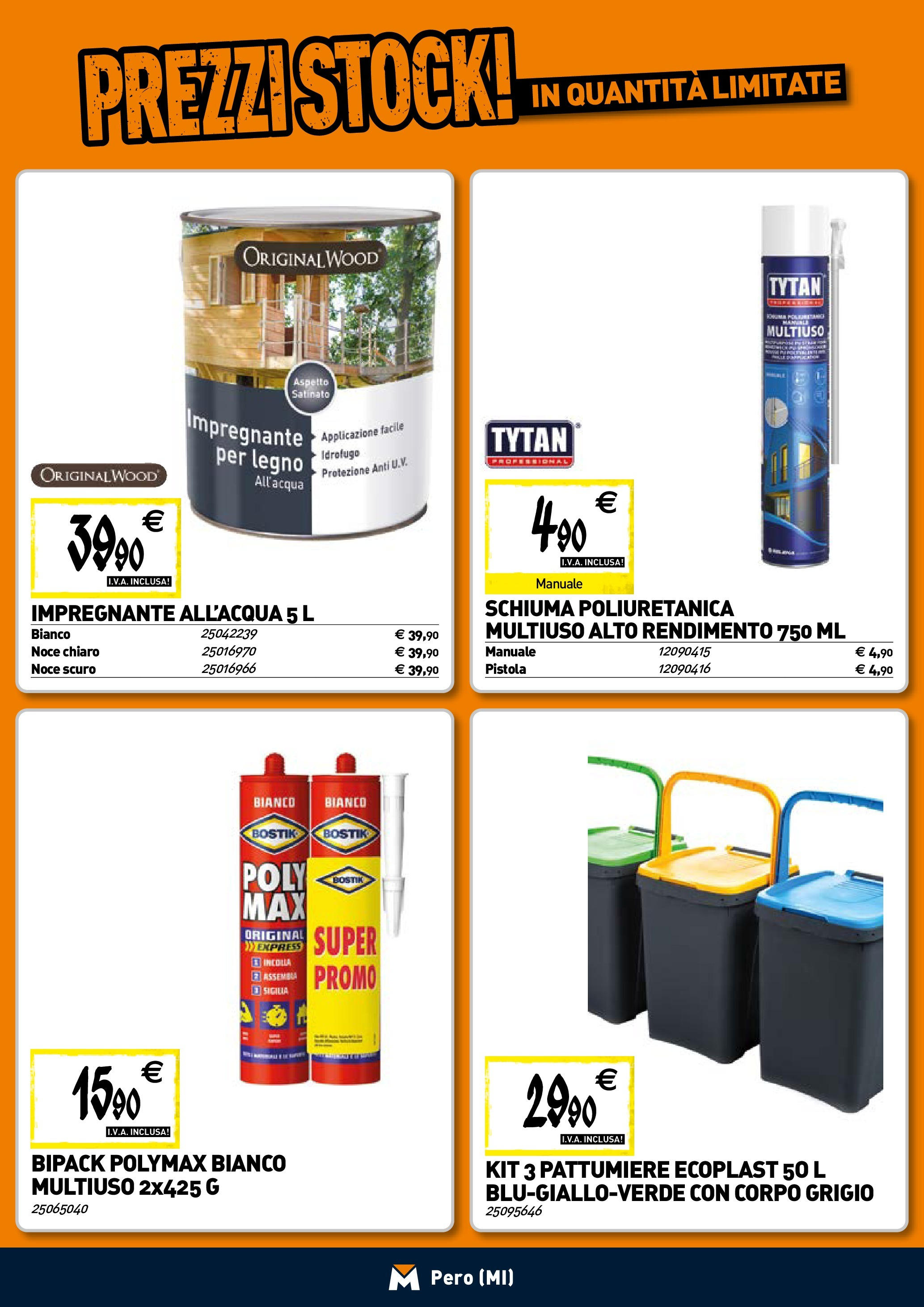 TECNOMAT - Straordinari prezzi stock! dal 23/04/2025 anteprima > nuovo offerte!⏳ | Pagina: 12 | Prodotti: Impregnante Nuovo TECNOMAT - Straordinari prezzi stock! dal 23/04/2025 > offerte anteprima 🛍️ | Pagina: 12 | Prodotti: Impregnante