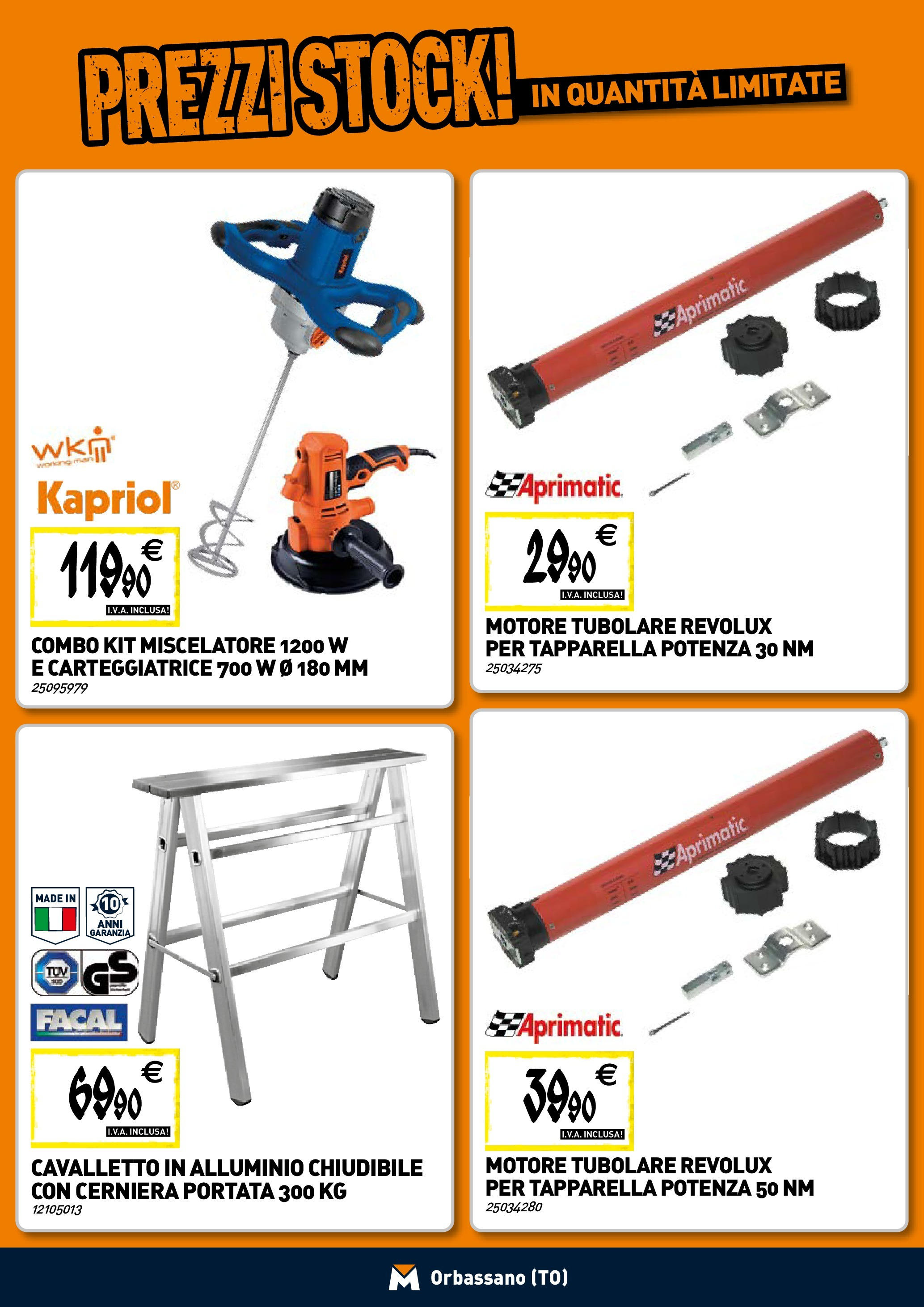 TECNOMAT - Straordinari prezzi stock! dal 23/04/2025 anteprima > nuovo offerte!⏳ | Pagina: 20 | Prodotti: Miscelatore, Alluminio Nuovo TECNOMAT - Straordinari prezzi stock! dal 23/04/2025 > offerte anteprima 🛍️ | Pagina: 20 | Prodotti: Miscelatore, Alluminio
