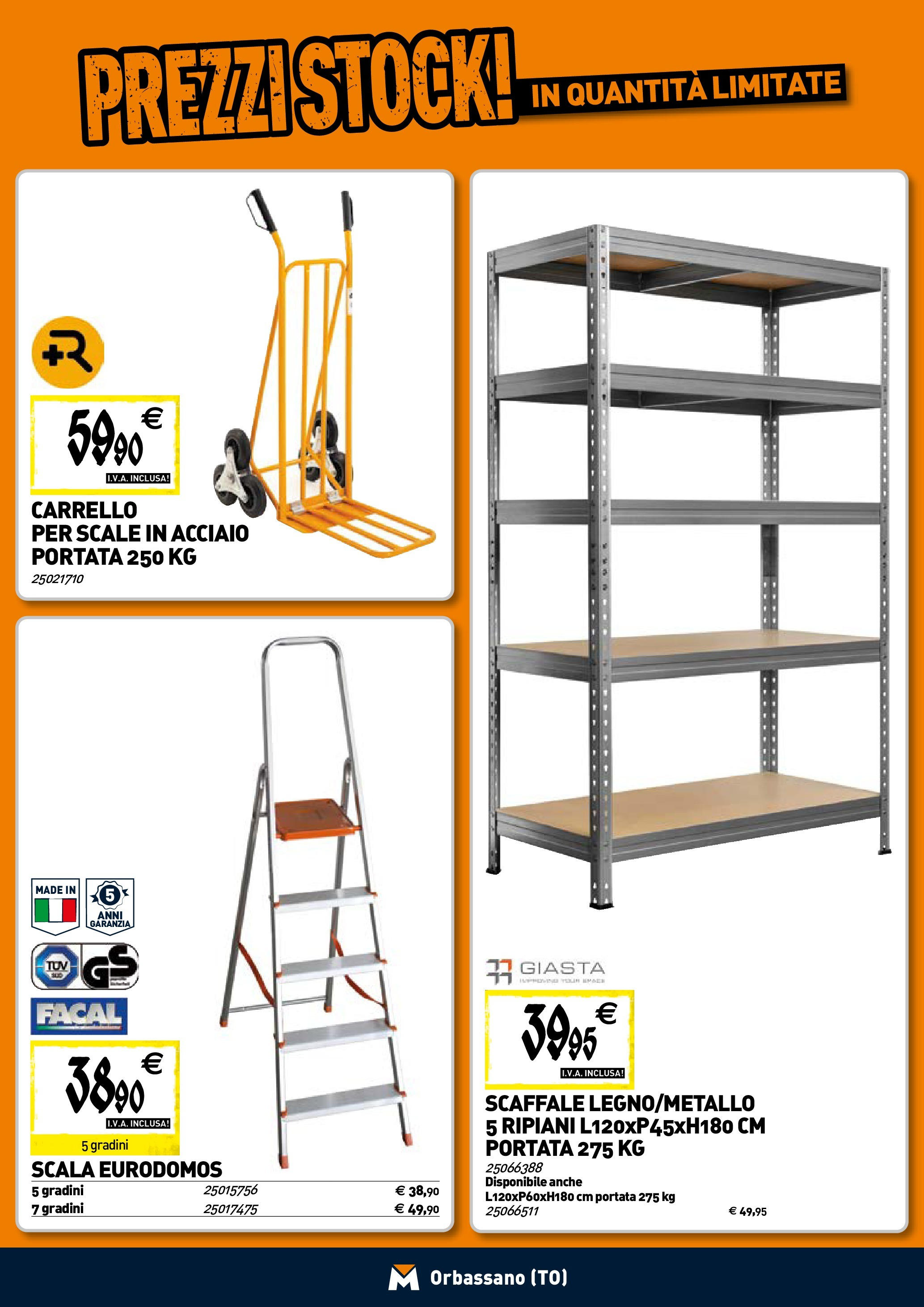 TECNOMAT - Straordinari prezzi stock! dal 23/04/2025 anteprima > nuovo offerte!⏳ | Pagina: 21 | Prodotti: Carrello, Scaffale, Scala, Trolley Nuovo TECNOMAT - Straordinari prezzi stock! dal 23/04/2025 > offerte anteprima 🛍️ | Pagina: 21 | Prodotti: Carrello, Scaffale, Scala, Trolley