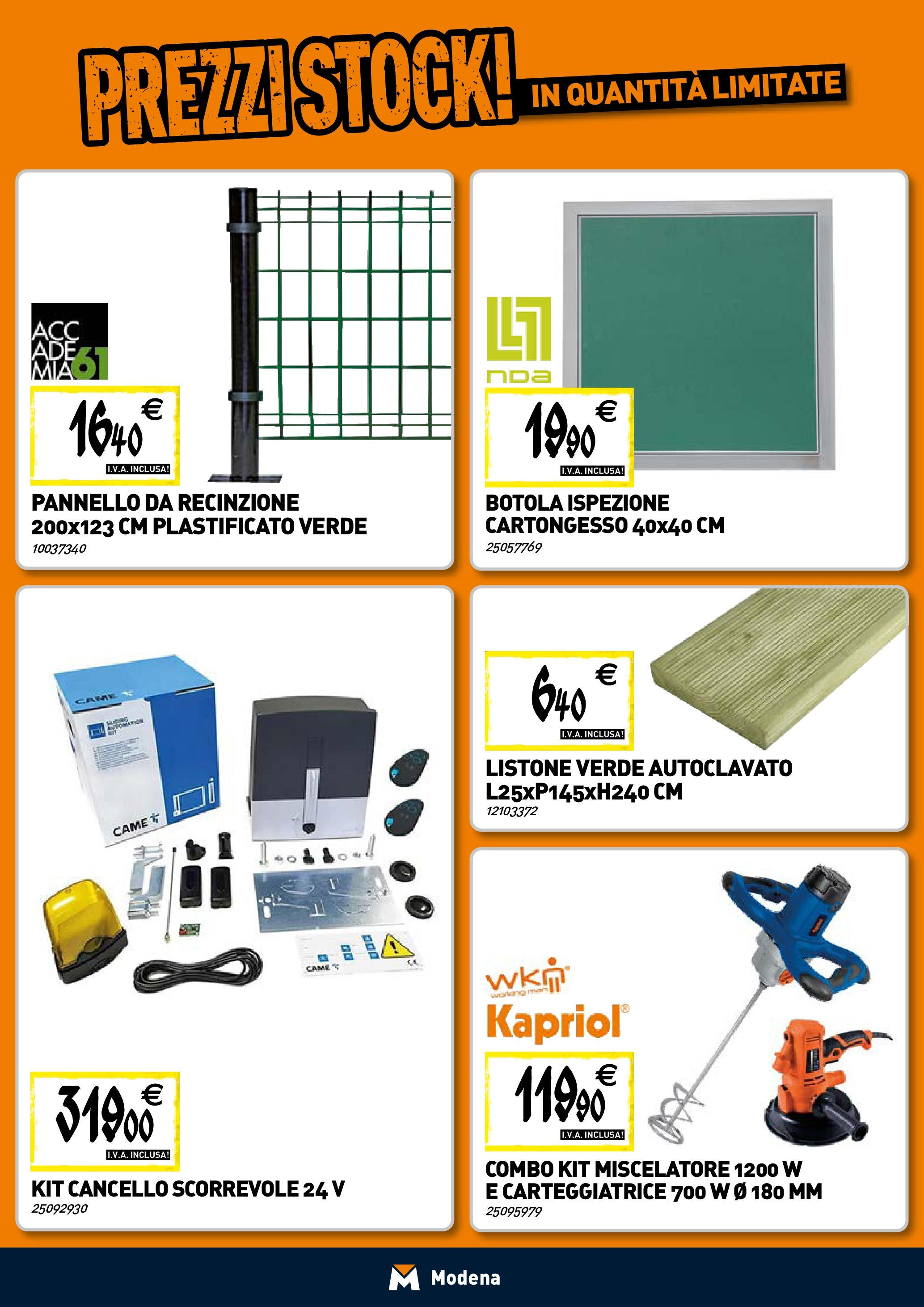 TECNOMAT - Straordinari prezzi stock! dal 23/04/2025 anteprima > nuovo offerte!⏳ | Pagina: 18 | Prodotti: Recinzione, Miscelatore Nuovo TECNOMAT - Straordinari prezzi stock! dal 23/04/2025 > offerte anteprima 🛍️ | Pagina: 18 | Prodotti: Recinzione, Miscelatore