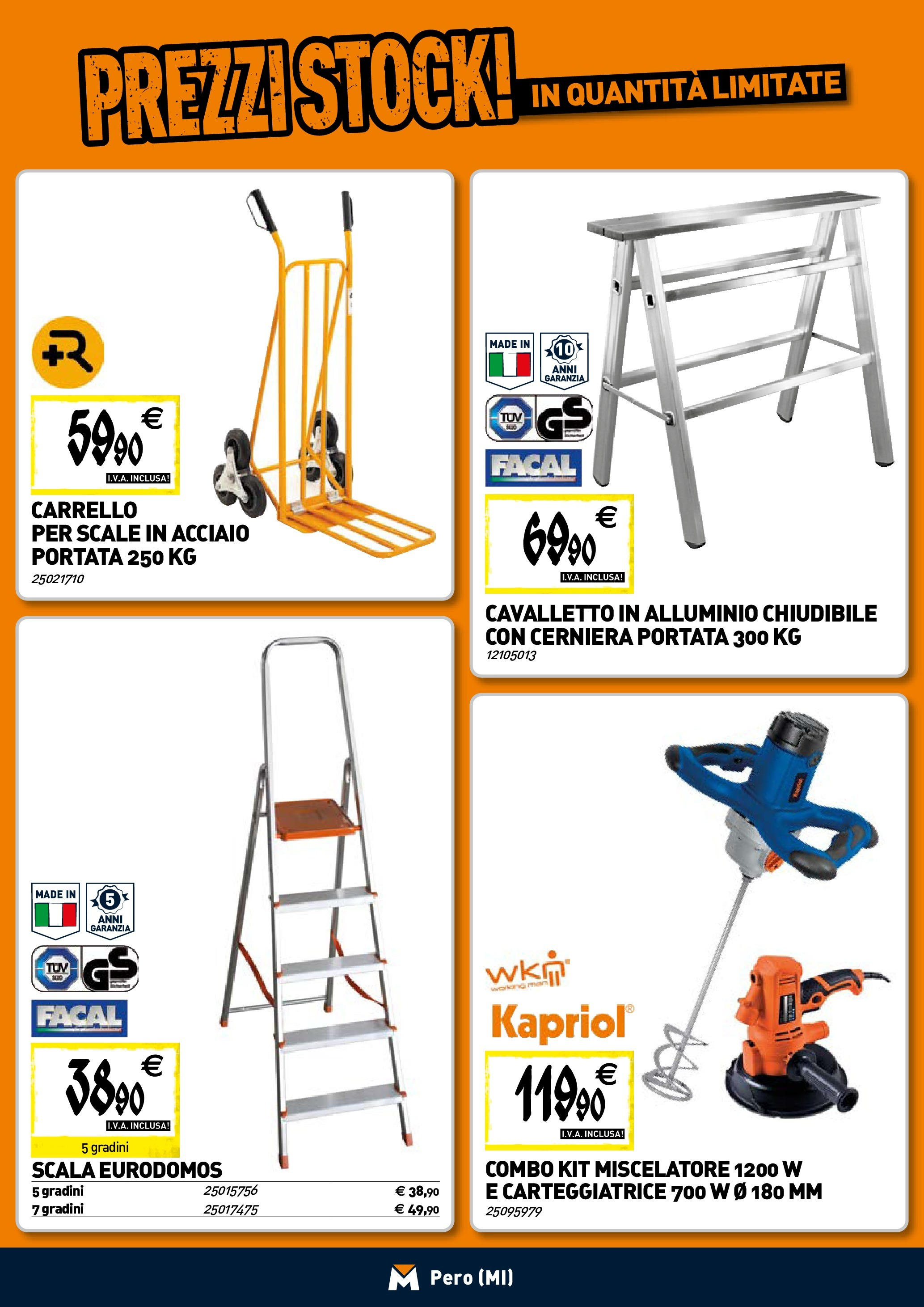 TECNOMAT - Straordinari prezzi stock! dal 23/04/2025 anteprima > nuovo offerte!⏳ | Pagina: 19 | Prodotti: Carrello, Scala, Alluminio, Mixer Nuovo TECNOMAT - Straordinari prezzi stock! dal 23/04/2025 > offerte anteprima 🛍️ | Pagina: 19 | Prodotti: Carrello, Scala, Alluminio, Mixer