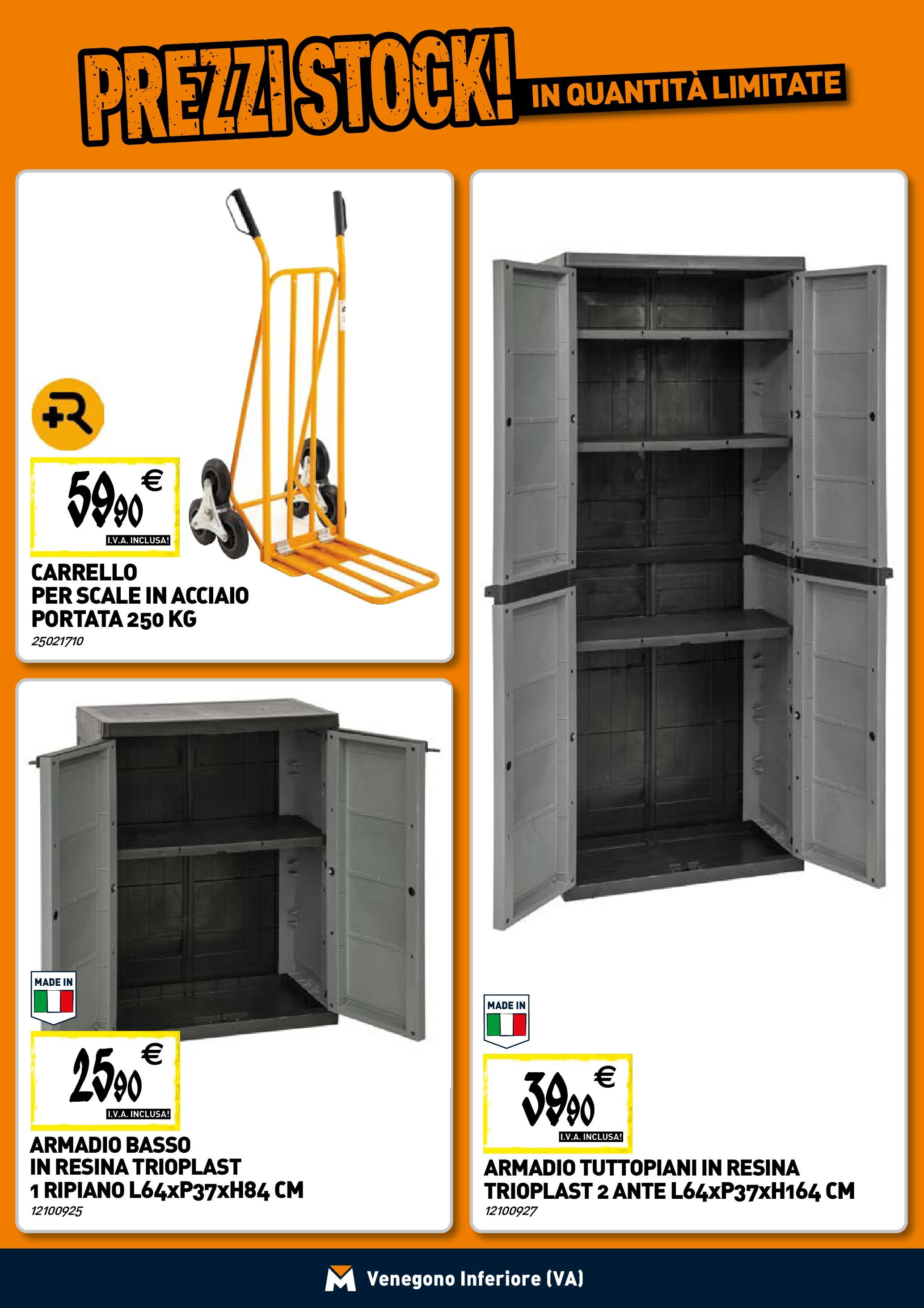 TECNOMAT - Straordinari prezzi stock! dal 23/04/2025 anteprima > nuovo offerte!⏳ | Pagina: 19 | Prodotti: Ripiano, Carrello, Armadio Nuovo TECNOMAT - Straordinari prezzi stock! dal 23/04/2025 > offerte anteprima 🛍️ | Pagina: 19 | Prodotti: Ripiano, Carrello, Armadio