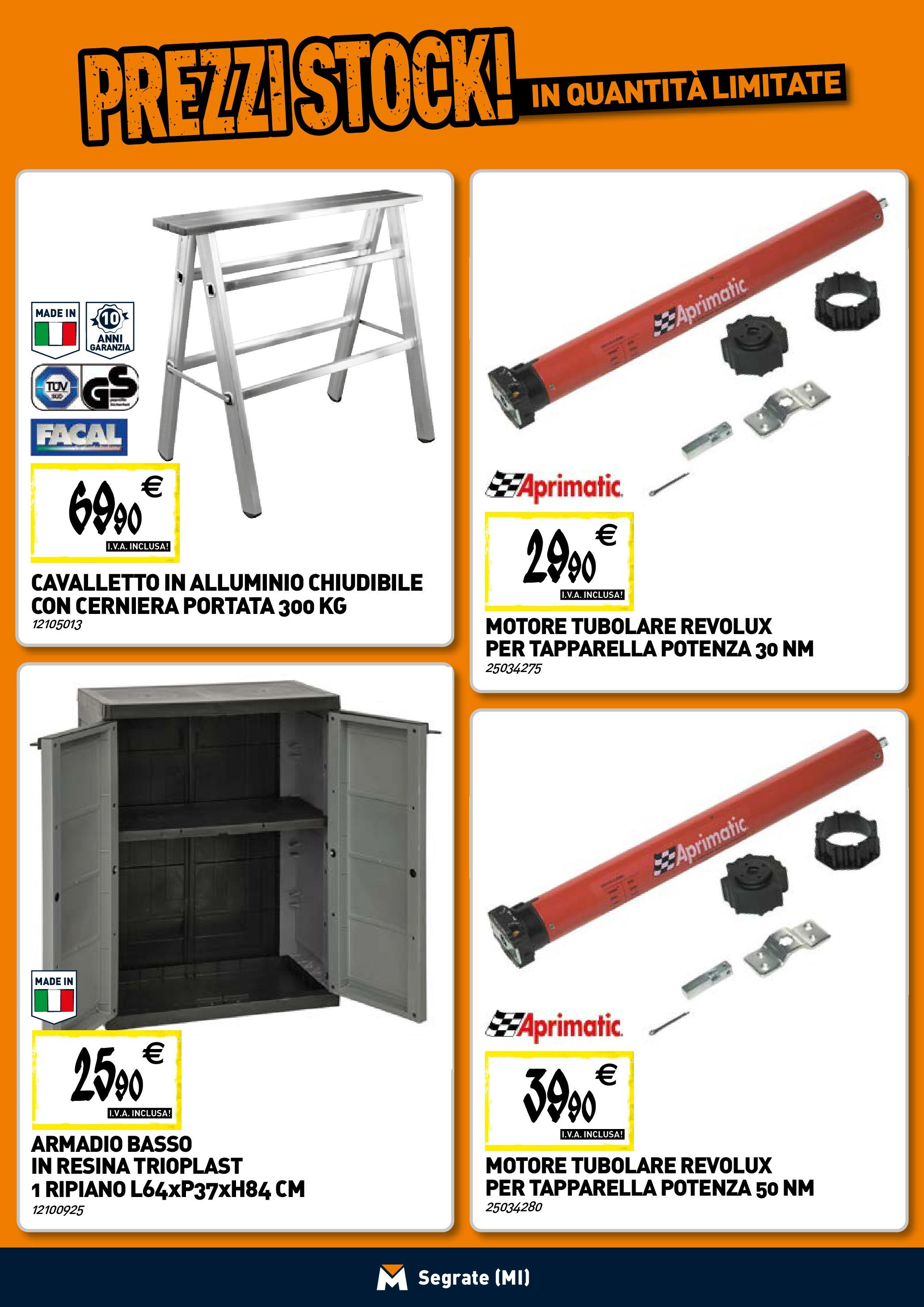 TECNOMAT - Straordinari prezzi stock! dal 23/04/2025 anteprima > nuovo offerte!⏳ | Pagina: 19 | Prodotti: Ripiano, Alluminio, Armadio Nuovo TECNOMAT - Straordinari prezzi stock! dal 23/04/2025 > offerte anteprima 🛍️ | Pagina: 19 | Prodotti: Ripiano, Alluminio, Armadio