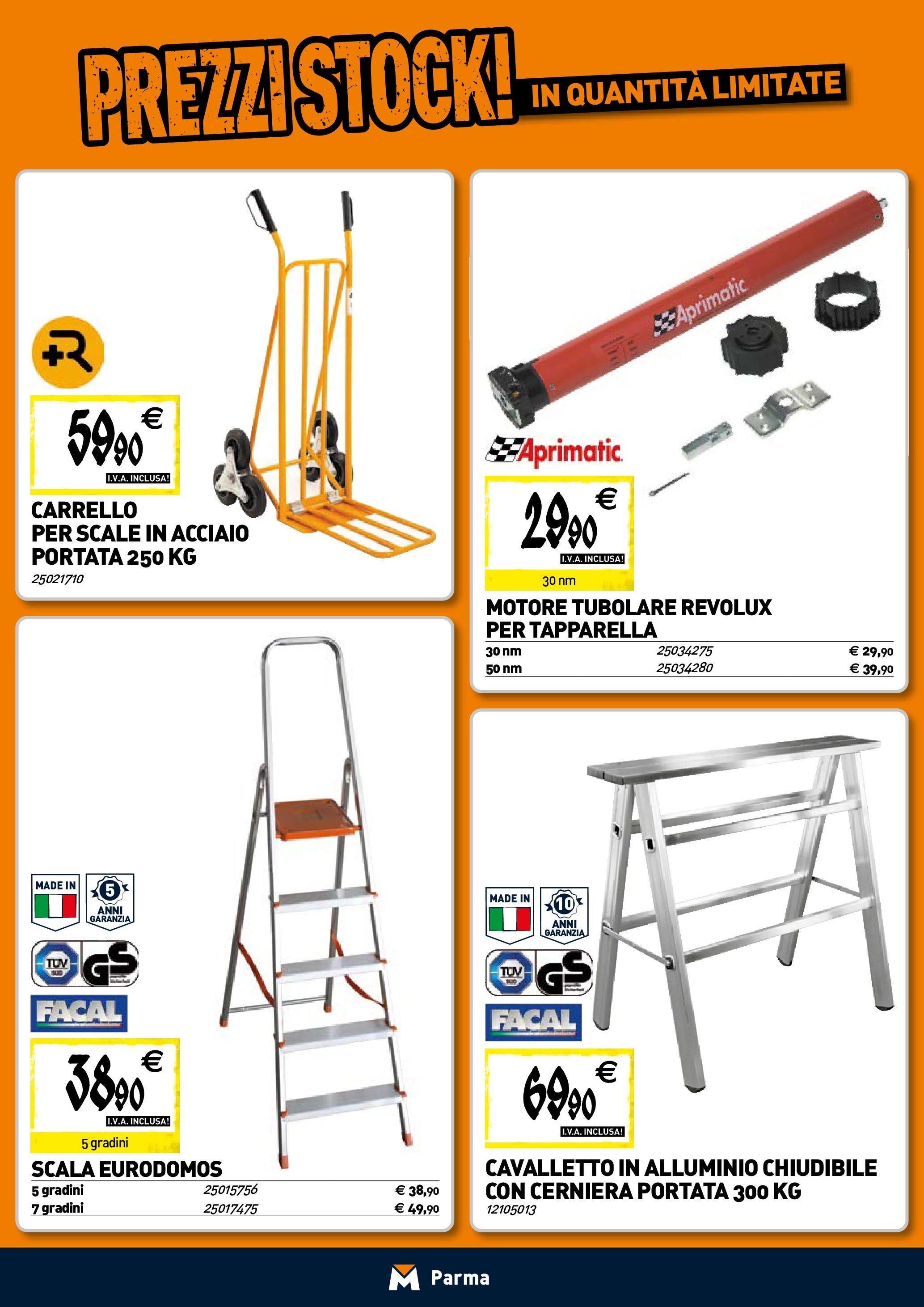 TECNOMAT - Volantino Parma dal 23/04/2025 anteprima > nuovo offerte!⏳ | Pagina: 19 | Prodotti: Carrello, Scala, Alluminio Nuovo TECNOMAT - Volantino Parma dal 23/04/2025 > offerte anteprima 🛍️ | Pagina: 19 | Prodotti: Carrello, Scala, Alluminio