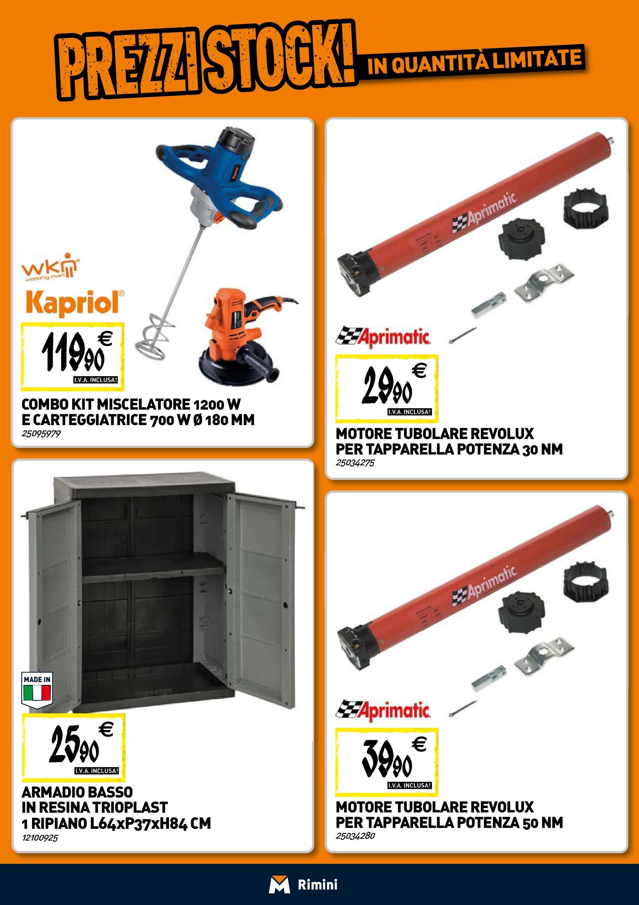 TECNOMAT - Straordinari prezzi stock! dal 23/04/2025 anteprima > nuovo offerte!⏳ | Pagina: 20 | Prodotti: Ripiano, Miscelatore, Armadio Nuovo TECNOMAT - Straordinari prezzi stock! dal 23/04/2025 > offerte anteprima 🛍️ | Pagina: 20 | Prodotti: Ripiano, Miscelatore, Armadio