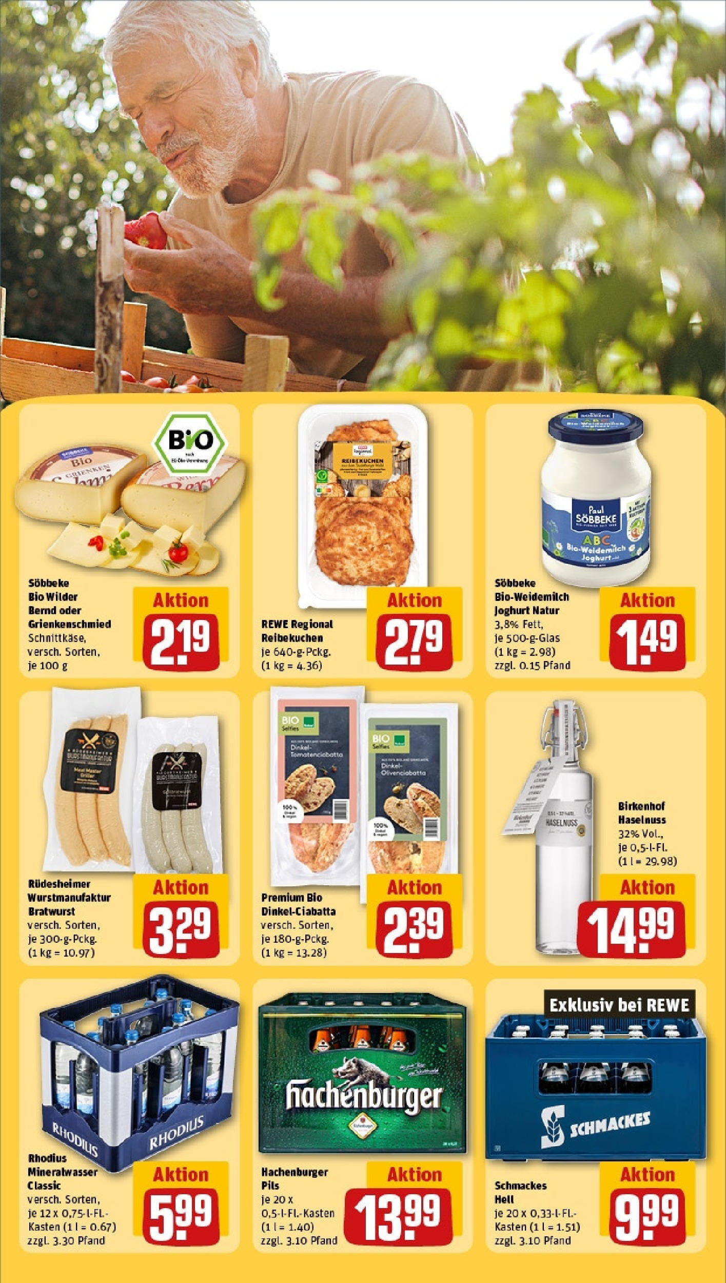 Rewe - Rewe: Wochenangebote (ab 27.04.2025) zum Blättern » Angebote | Seite: 29 | Produkte: Joghurt, Pils, Bratwurst, Mineralwasser Rewe - Rewe: Wochenangebote (ab 27.04.2025) zum Blättern » Angebote | Seite: 29 | Produkte: Joghurt, Pils, Bratwurst, Mineralwasser