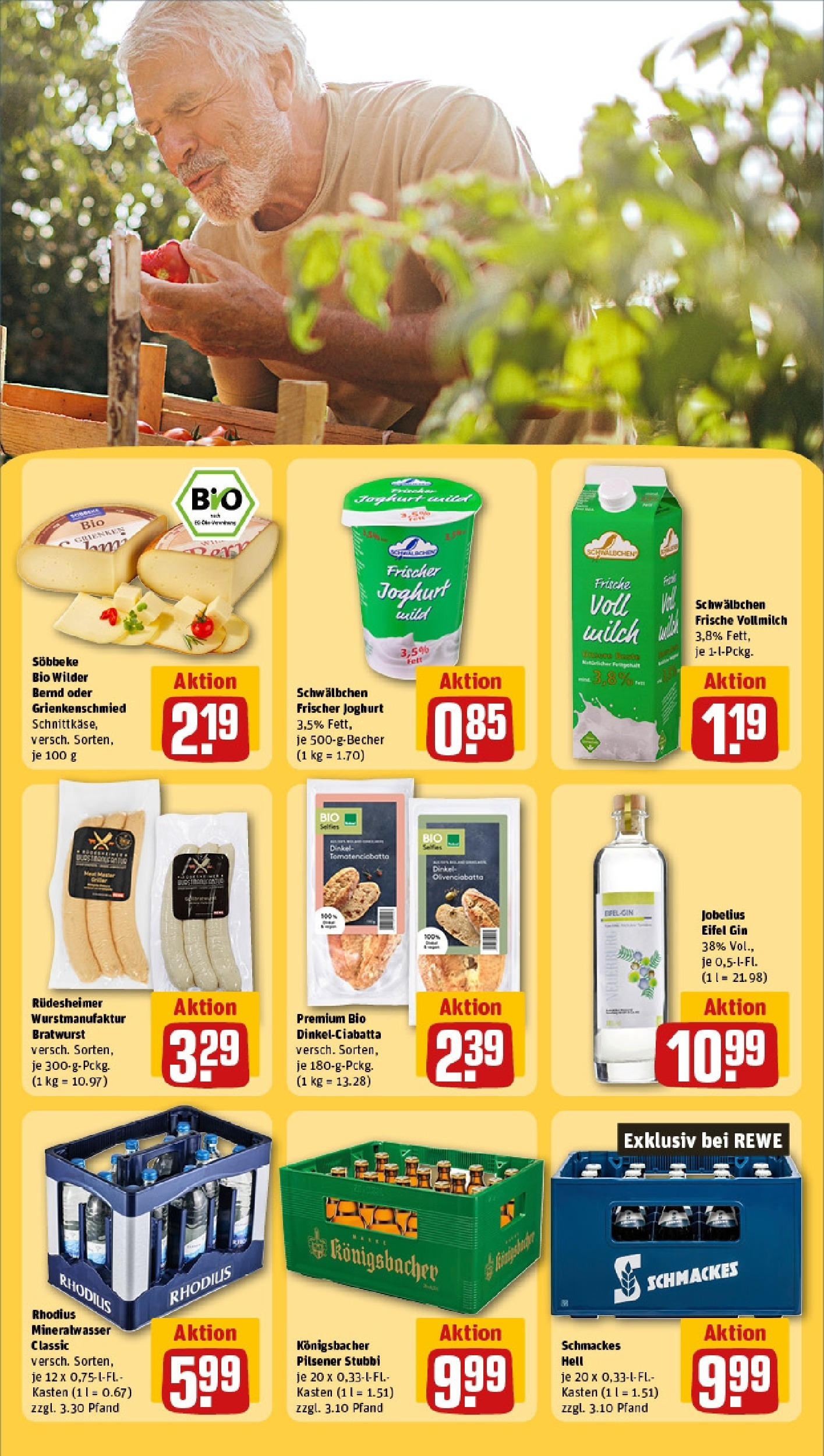Rewe - Rewe: Wochenangebote (ab 27.04.2025) zum Blättern » Angebote | Seite: 27 | Produkte: Joghurt, Bratwurst, Mineralwasser, Gin Rewe - Rewe: Wochenangebote (ab 27.04.2025) zum Blättern » Angebote | Seite: 27 | Produkte: Joghurt, Bratwurst, Mineralwasser, Gin