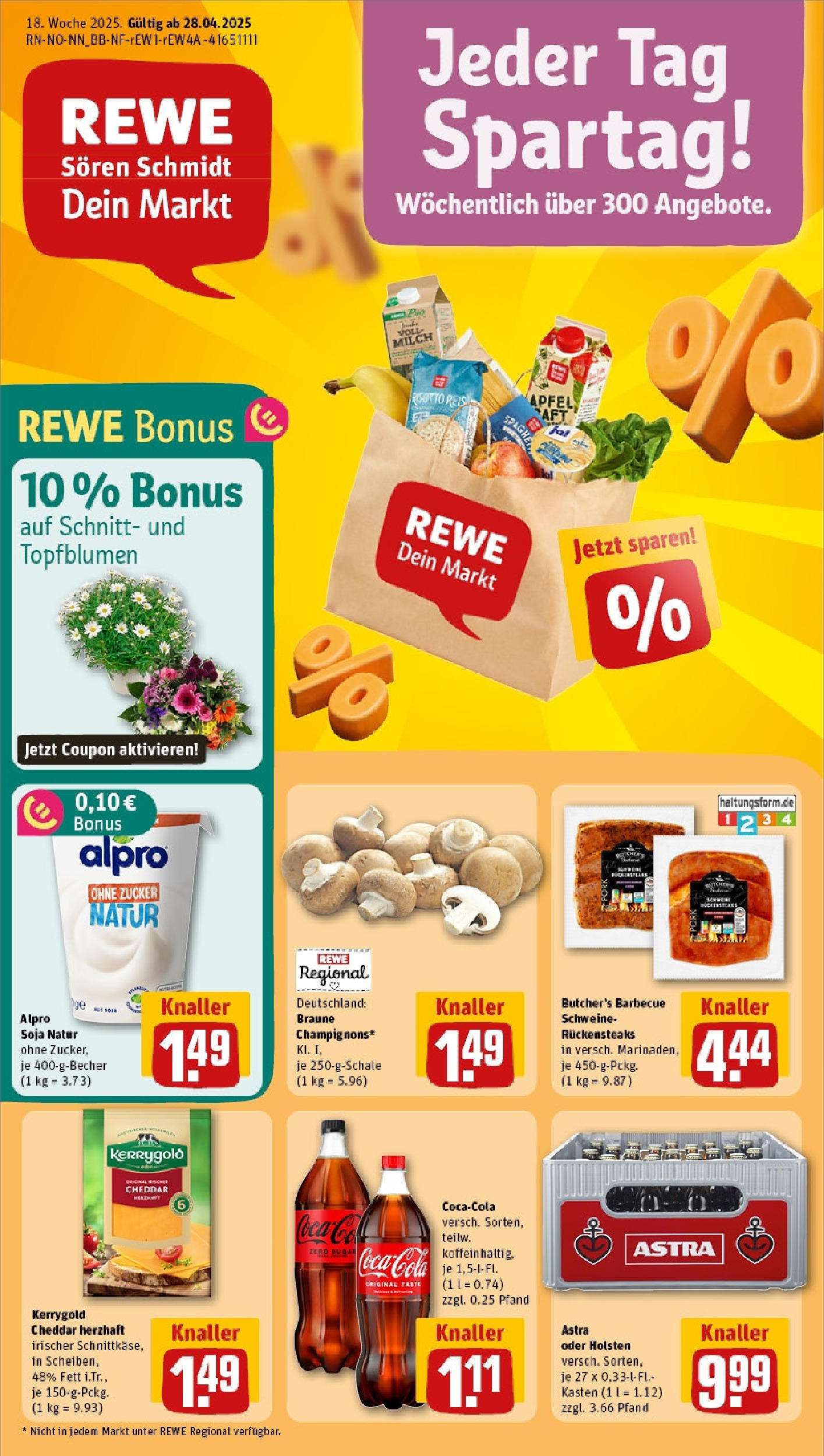 Rewe - Rewe: Wochenangebote (ab 27.04.2025) zum Blättern » Angebote | Seite: 1 | Produkte: Milch, Äpfel, Reis, Steak Rewe - Rewe: Wochenangebote (ab 27.04.2025) zum Blättern » Angebote | Seite: 1 | Produkte: Milch, Äpfel, Reis, Steak