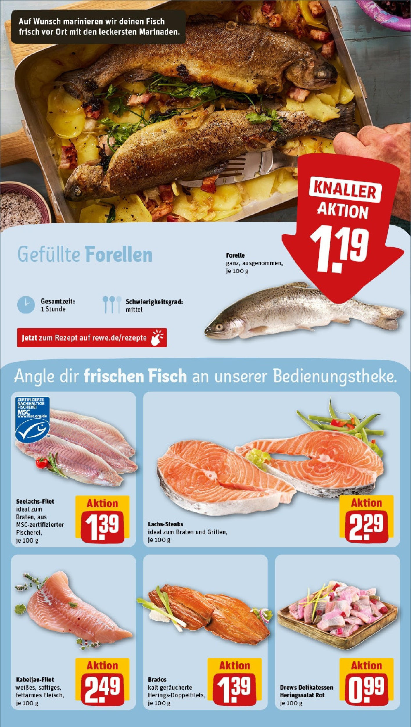 Rewe - Rewe: Wochenangebote (ab 27.04.2025) zum Blättern » Angebote | Seite: 35 | Produkte: Fisch, Steak Rewe - Rewe: Wochenangebote (ab 27.04.2025) zum Blättern » Angebote | Seite: 35 | Produkte: Fisch, Steak