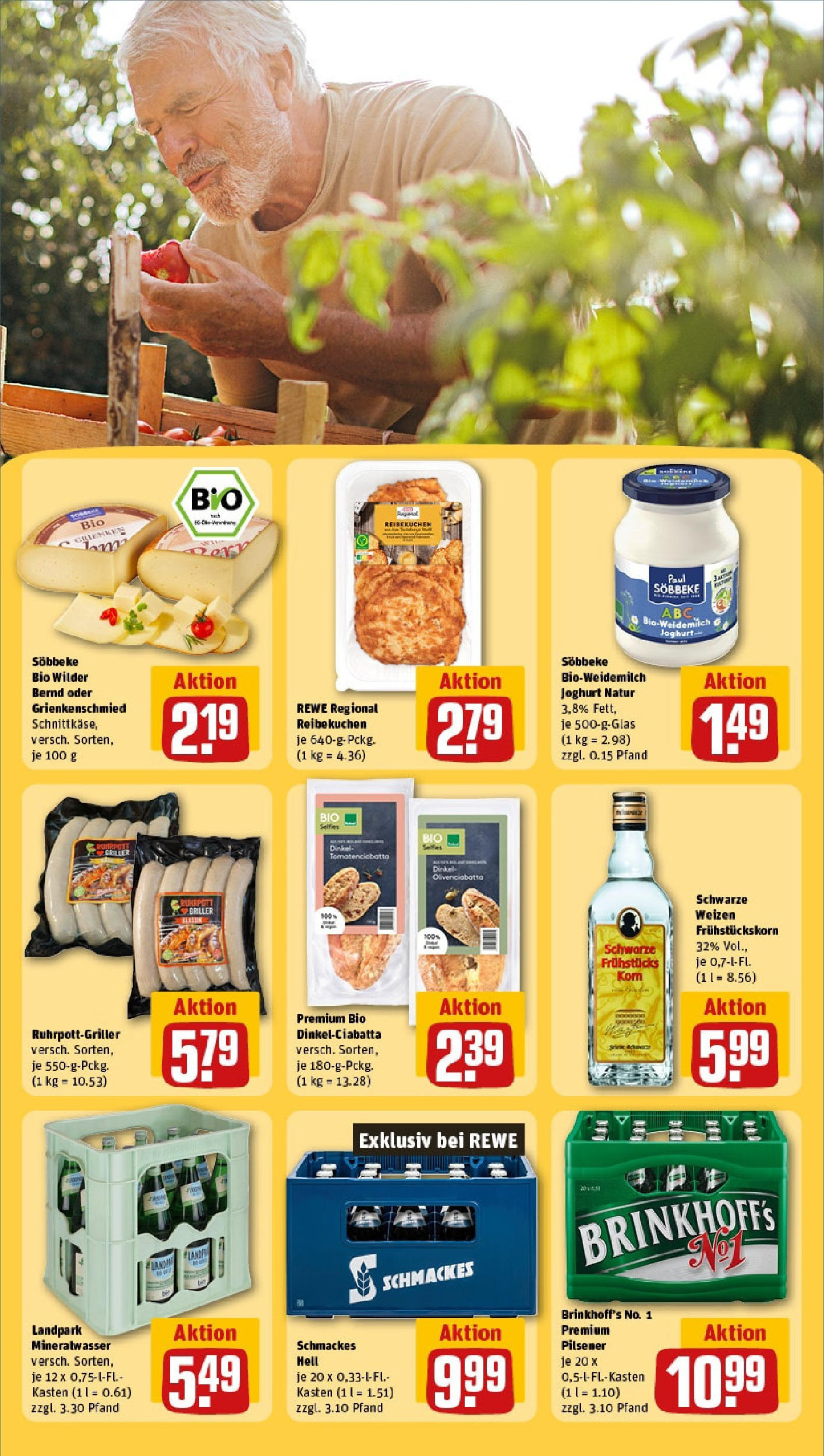 Rewe - Rewe: Wochenangebote (ab 27.04.2025) zum Blättern » Angebote | Seite: 25 | Produkte: Joghurt, Mineralwasser